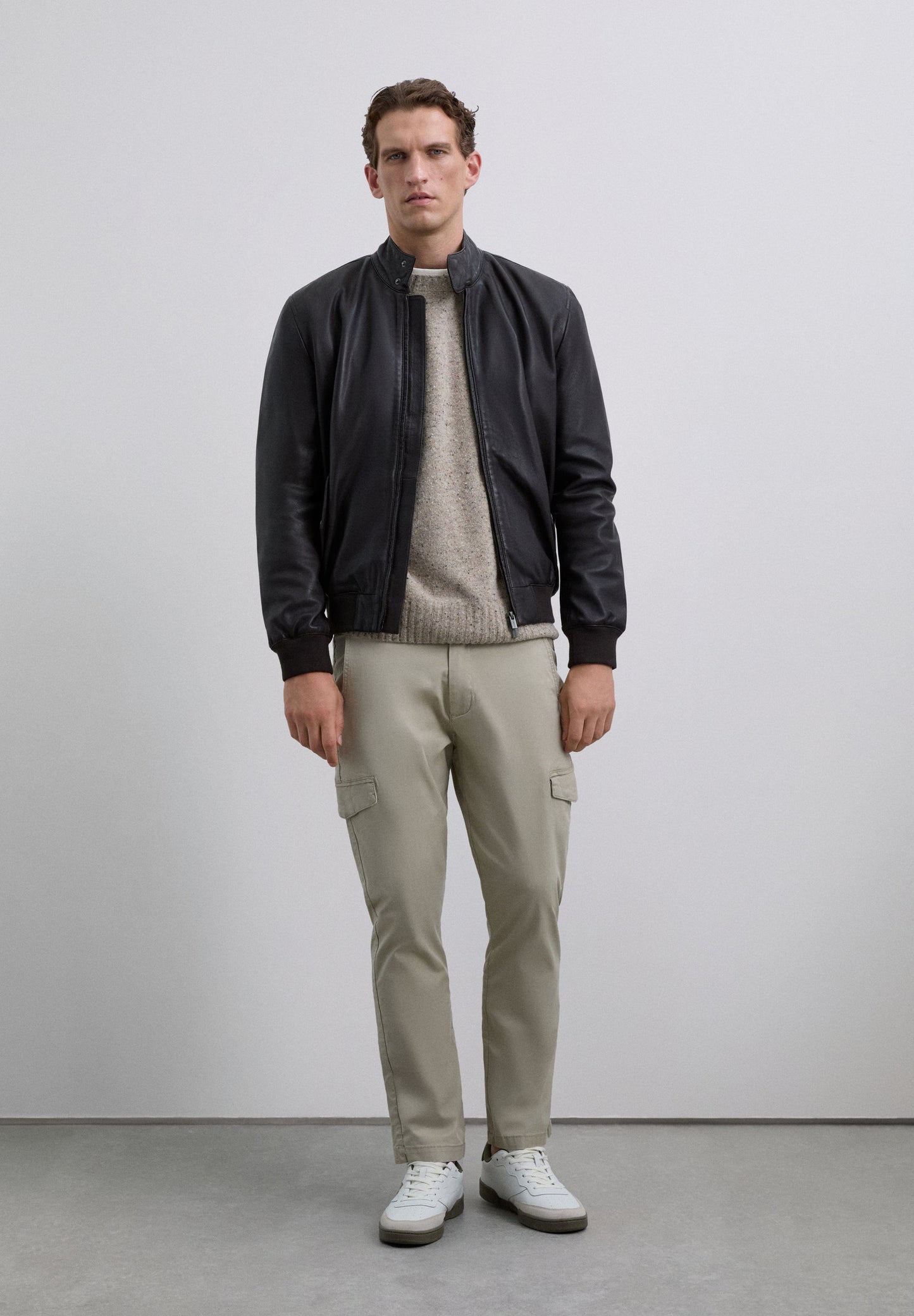 SLIM FIT CARGO TROUSERS