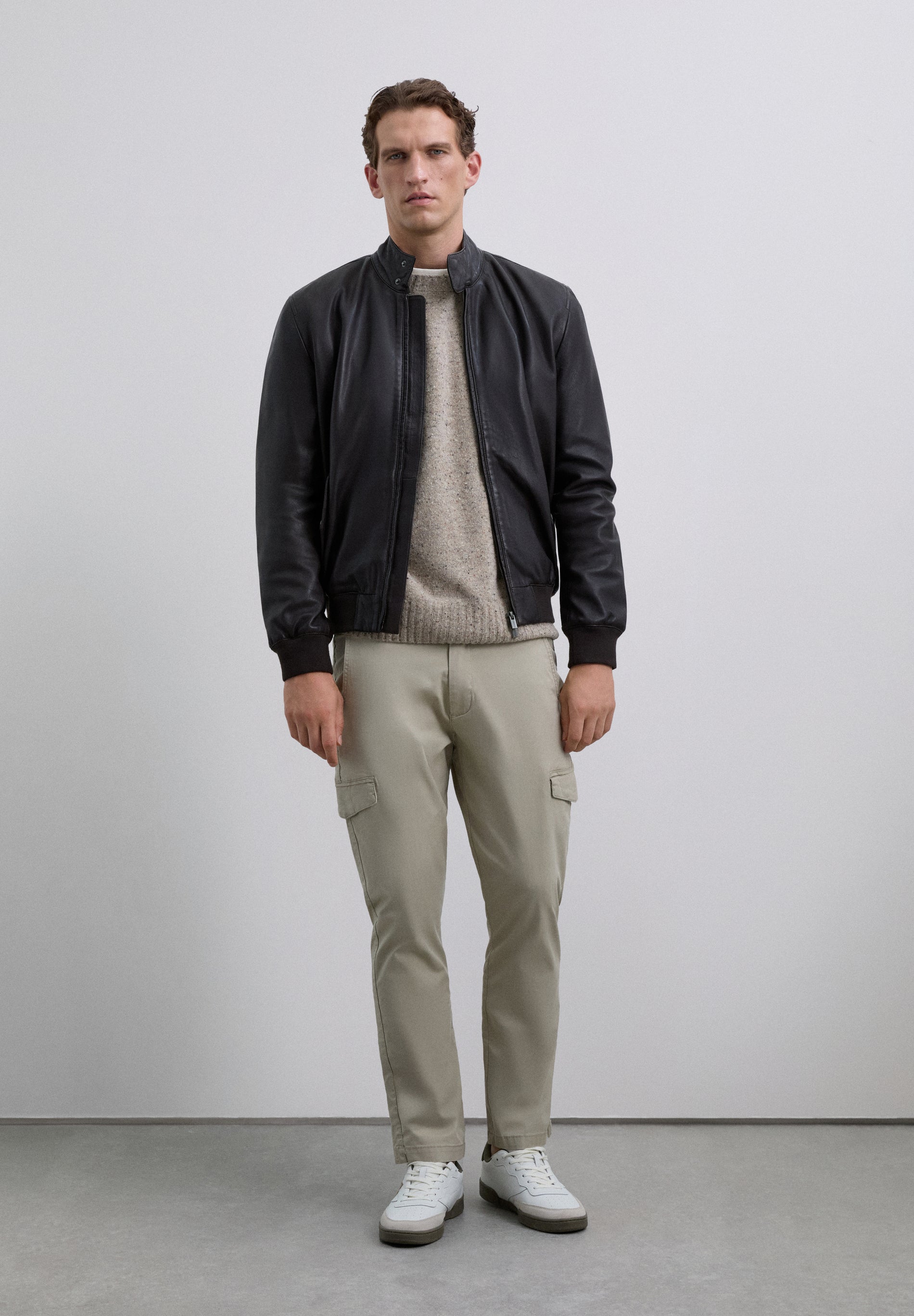 SLIM FIT CARGO TROUSERS