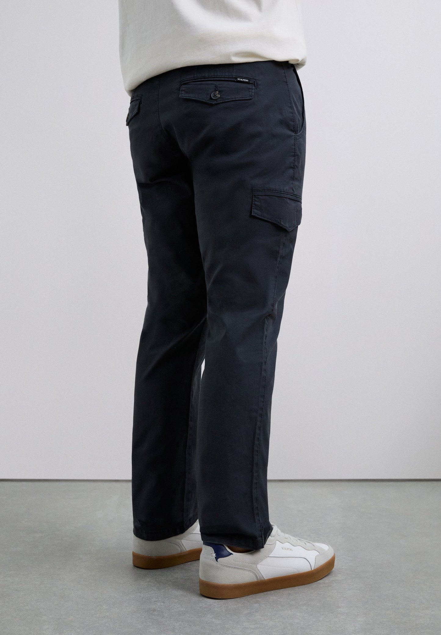 SLIM FIT CARGO TROUSERS