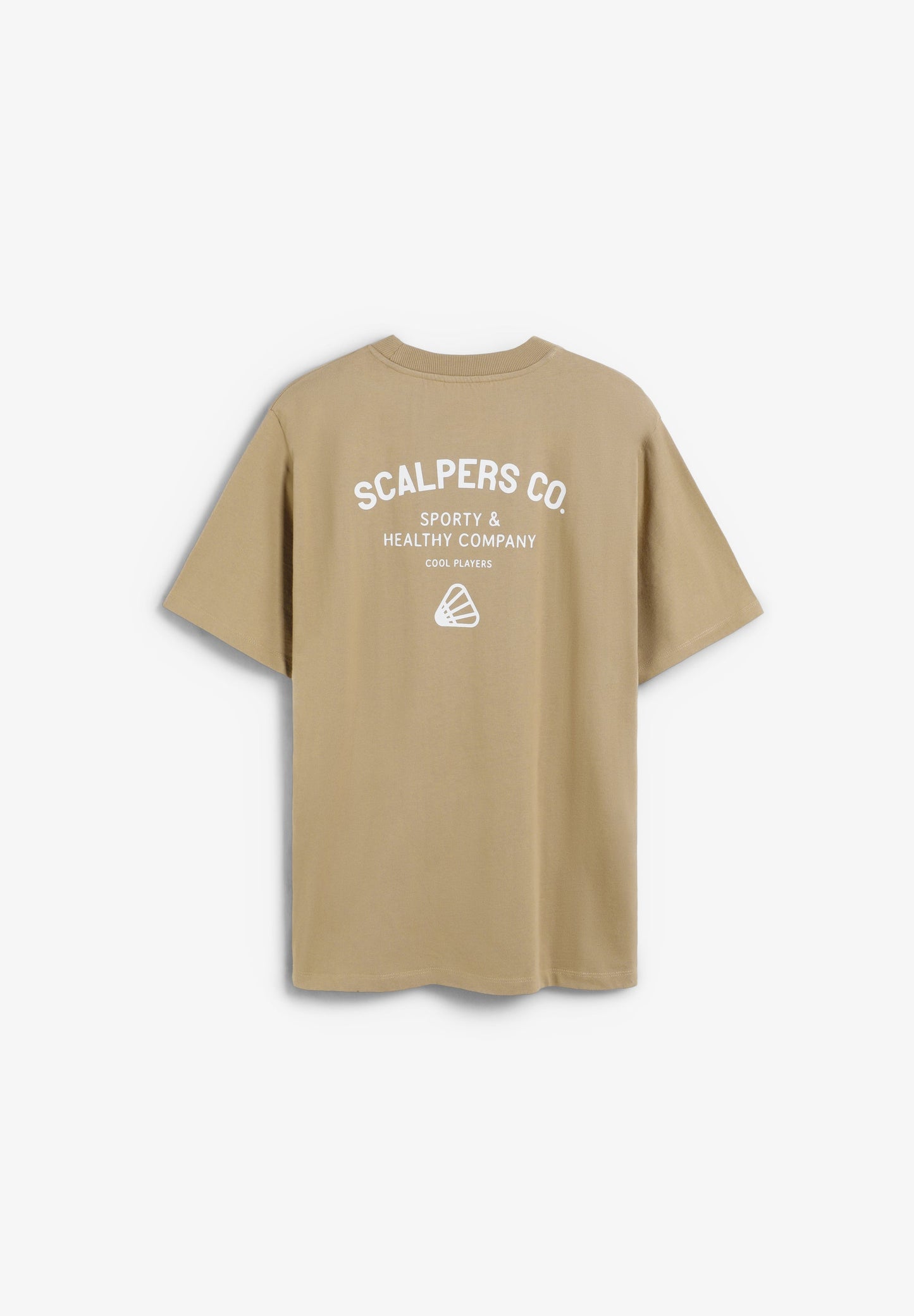 PRINT T-SHIRT WITH CONTRAST LOGO