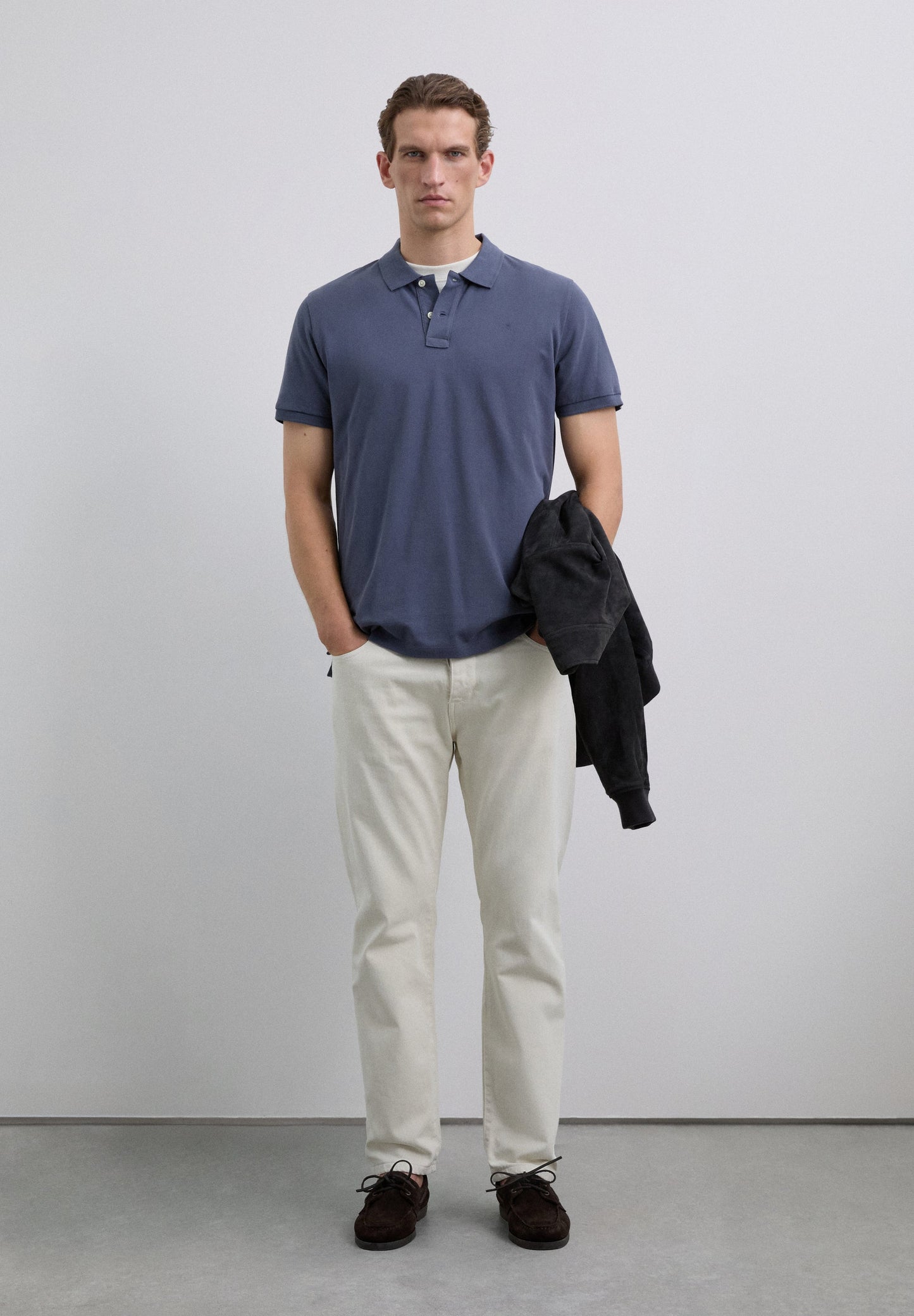 BASIC POLO SHIRT WITH SKULL
