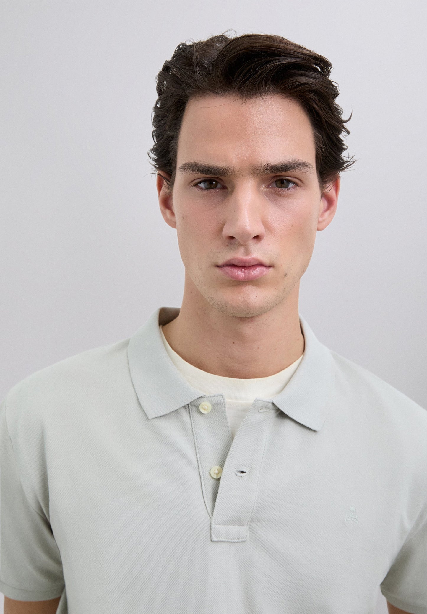 BASIC POLO SHIRT WITH SKULL