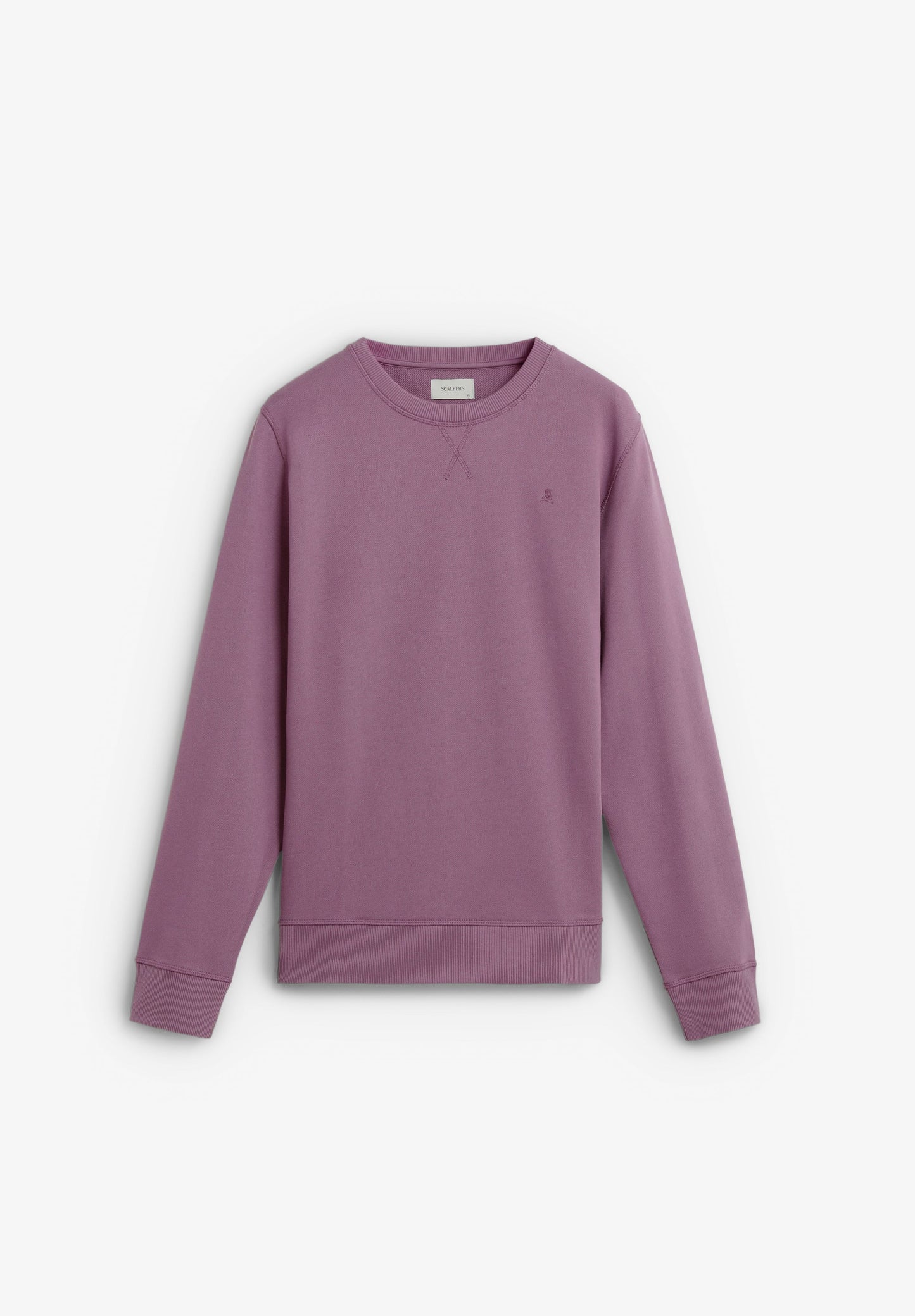 SWEATSHIRT WITH EMBROIDERED SKULL