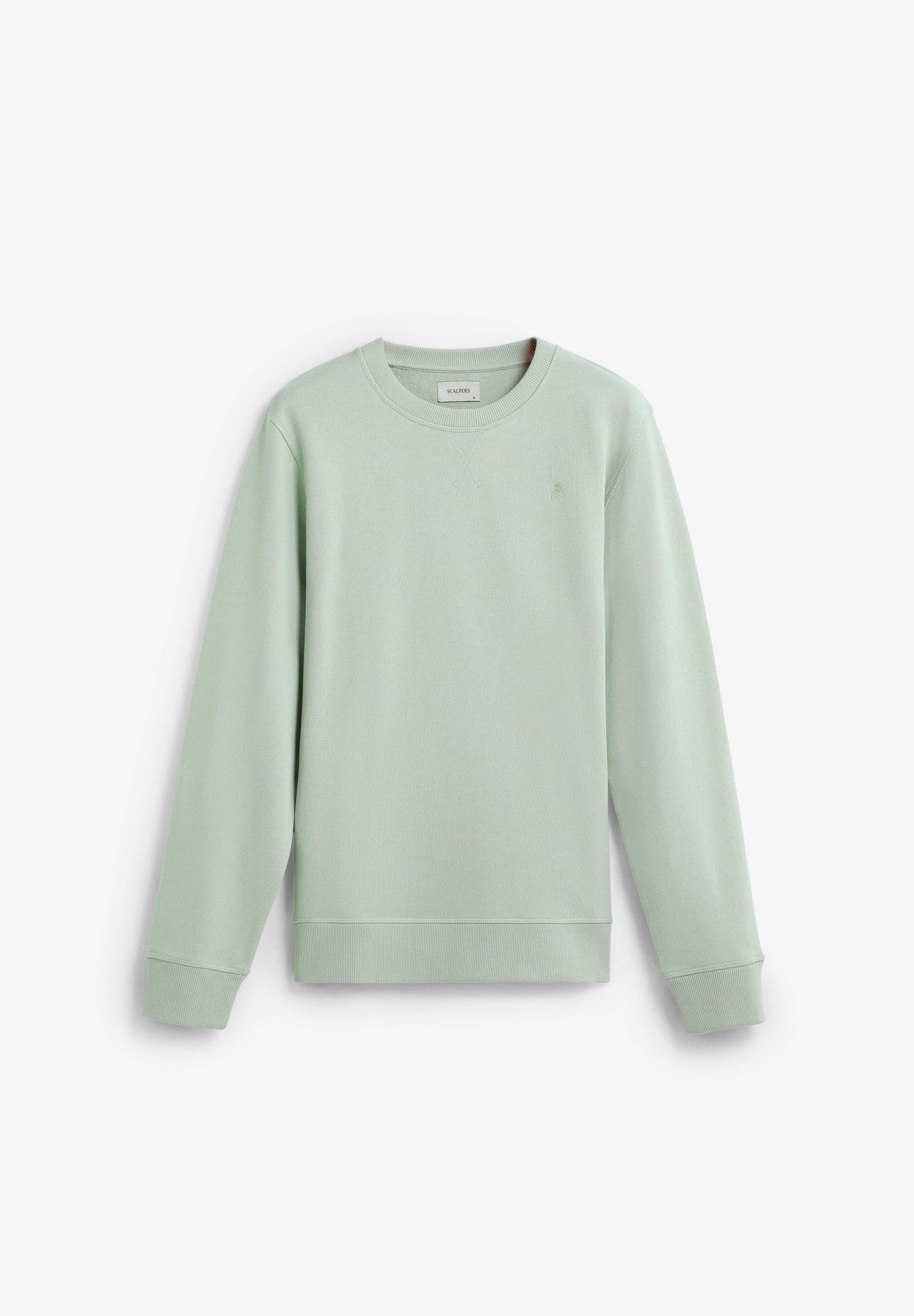 SWEATSHIRT WITH EMBROIDERED SKULL