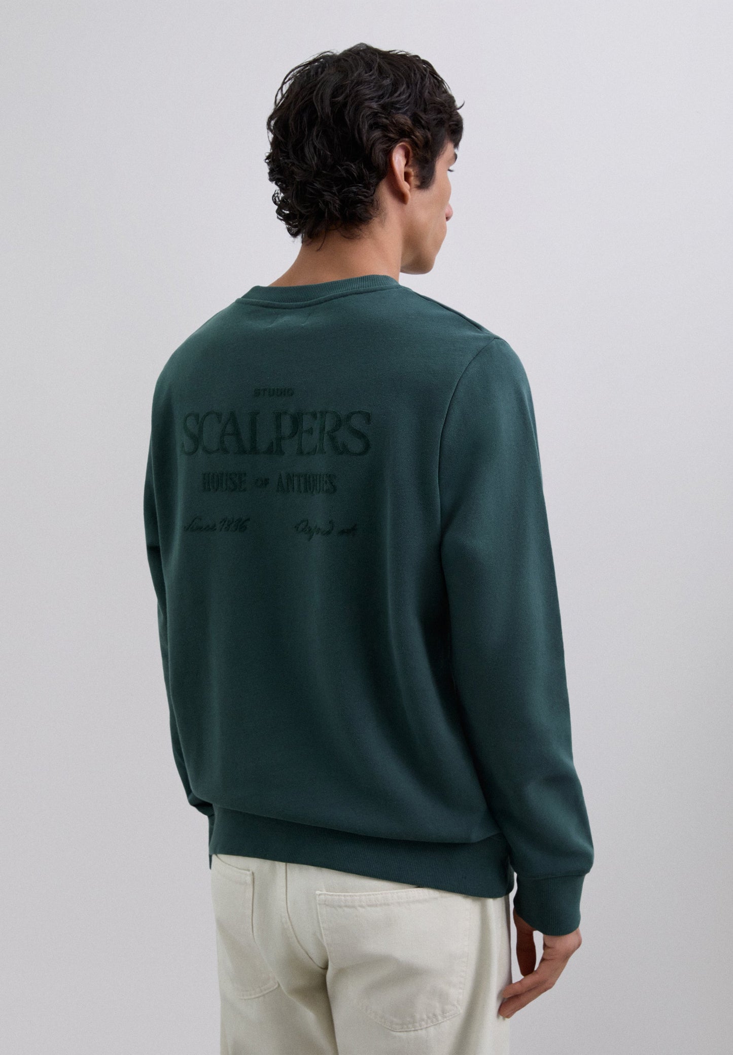 SWEATSHIRT WITH LOGO PRINT