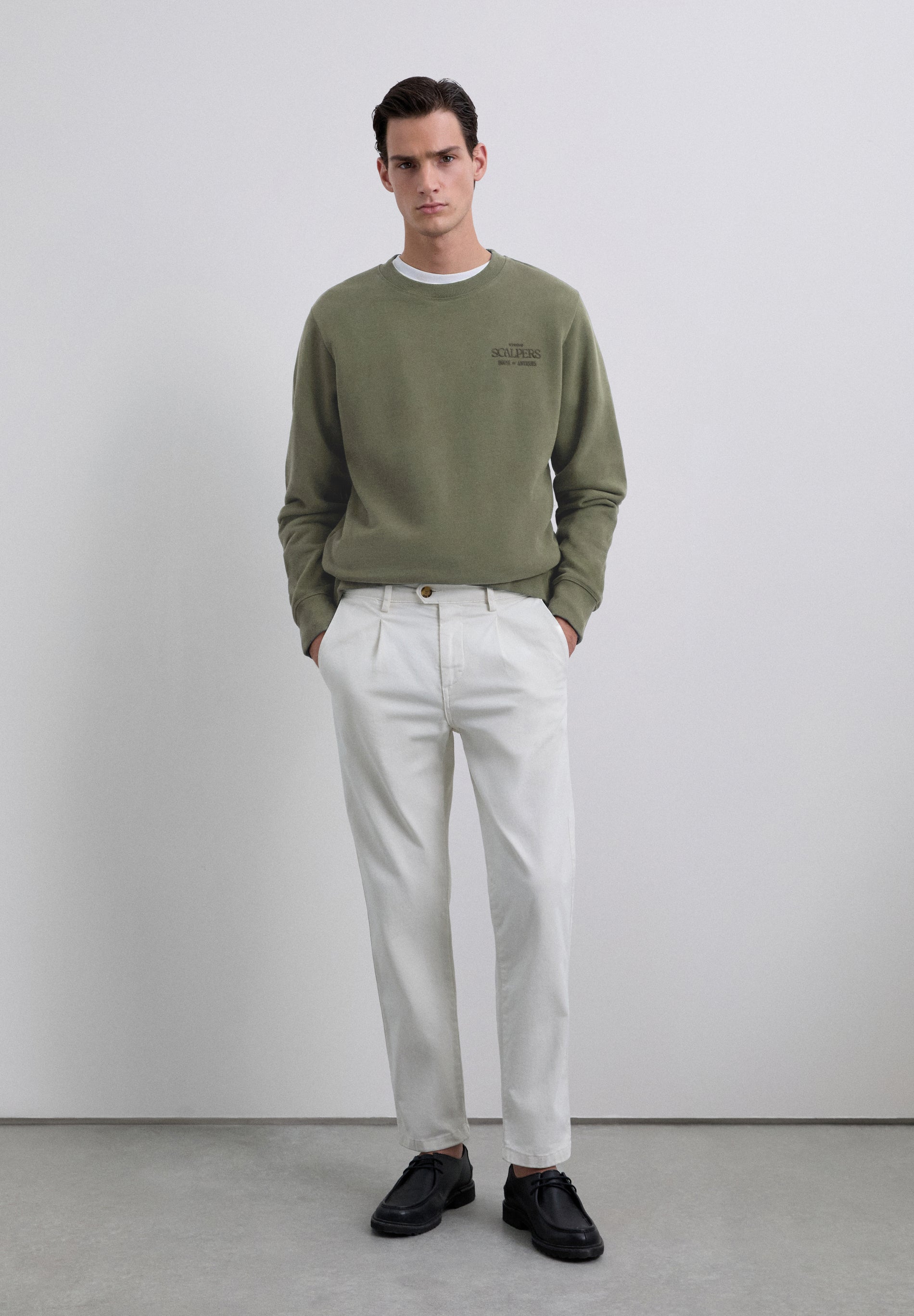 SWEATSHIRT WITH LOGO PRINT