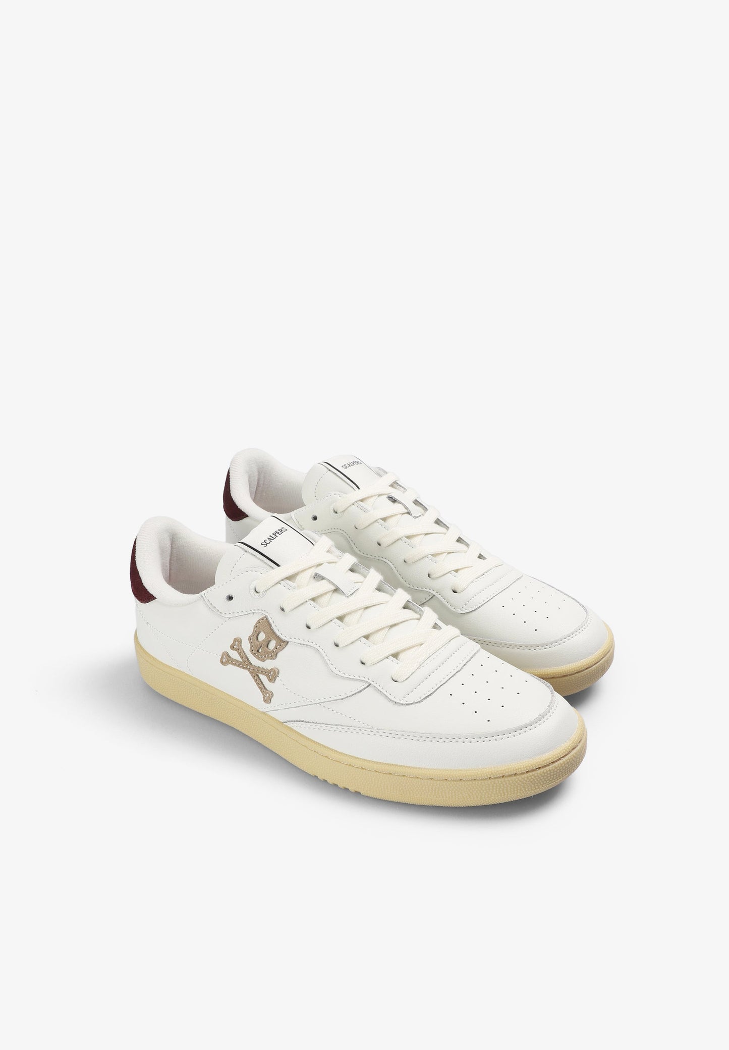 LEATHER SKULL SNEAKERS