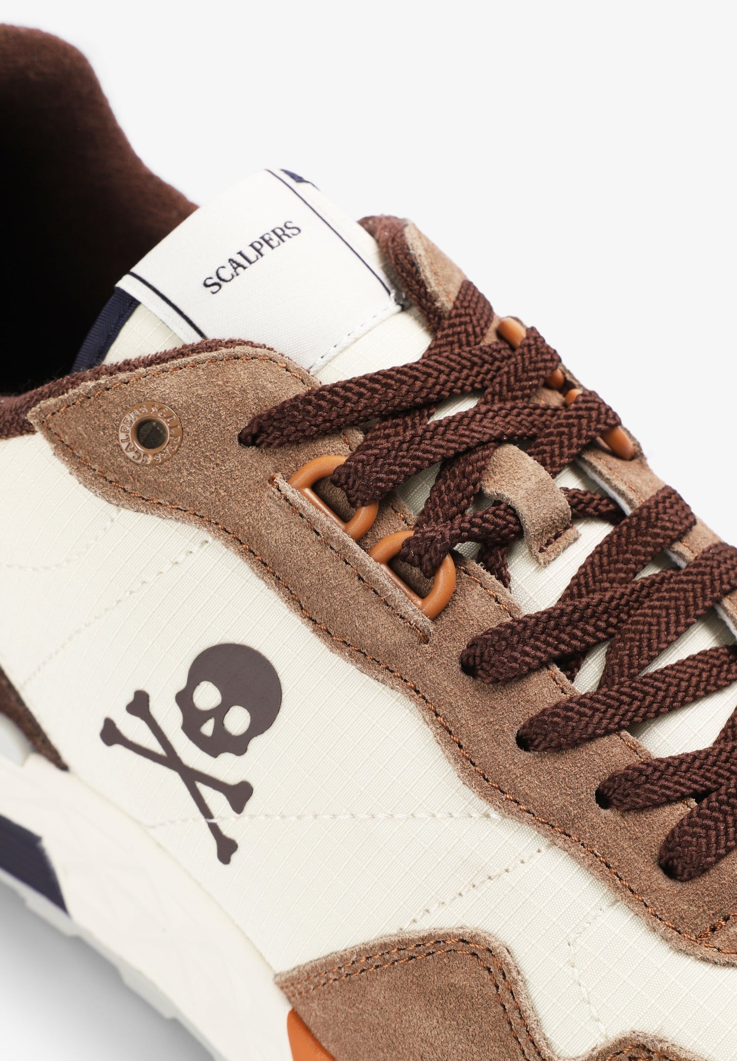 SUEDE SNEAKERS WITH SKULL