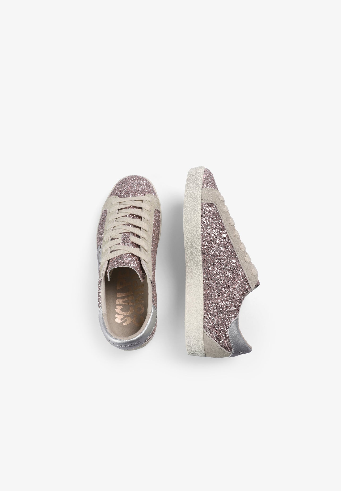 GLITTER SKULL SNEAKERS