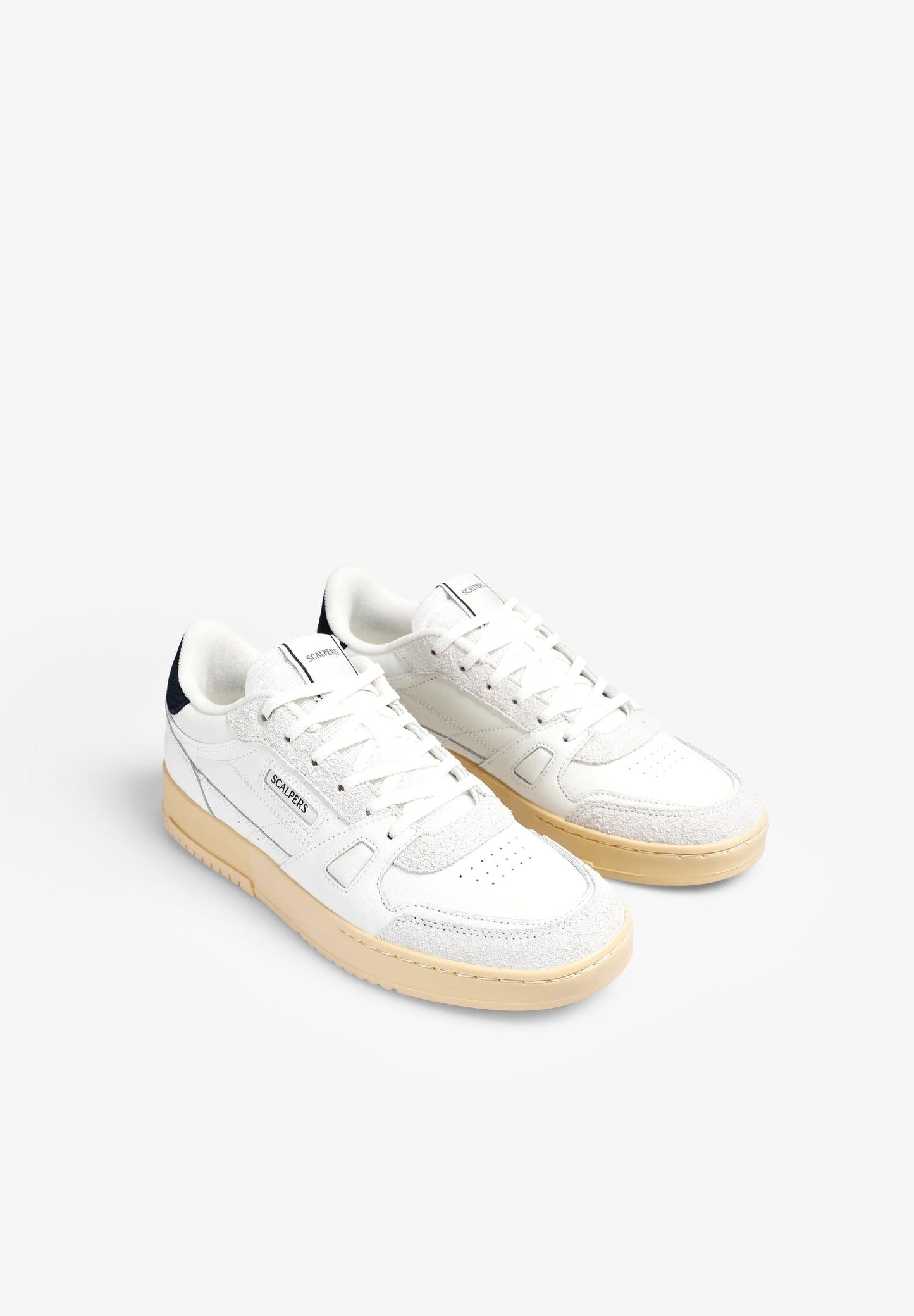 LEATHER LOGO SNEAKERS