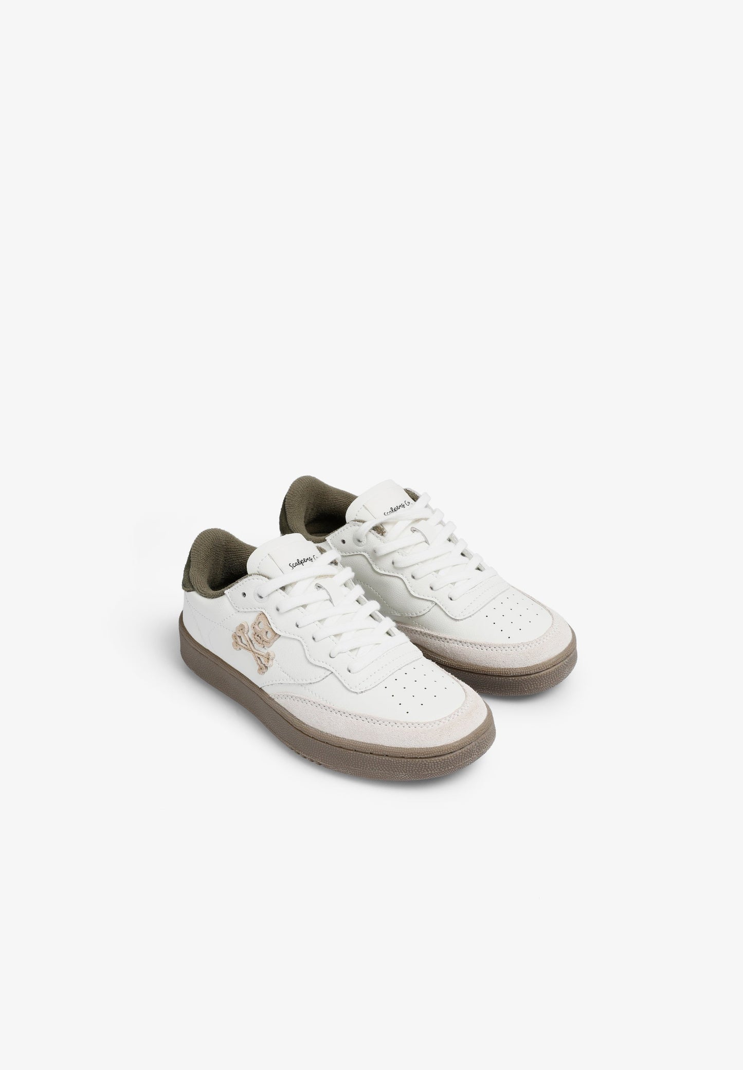 LEATHER SKULL SNEAKERS