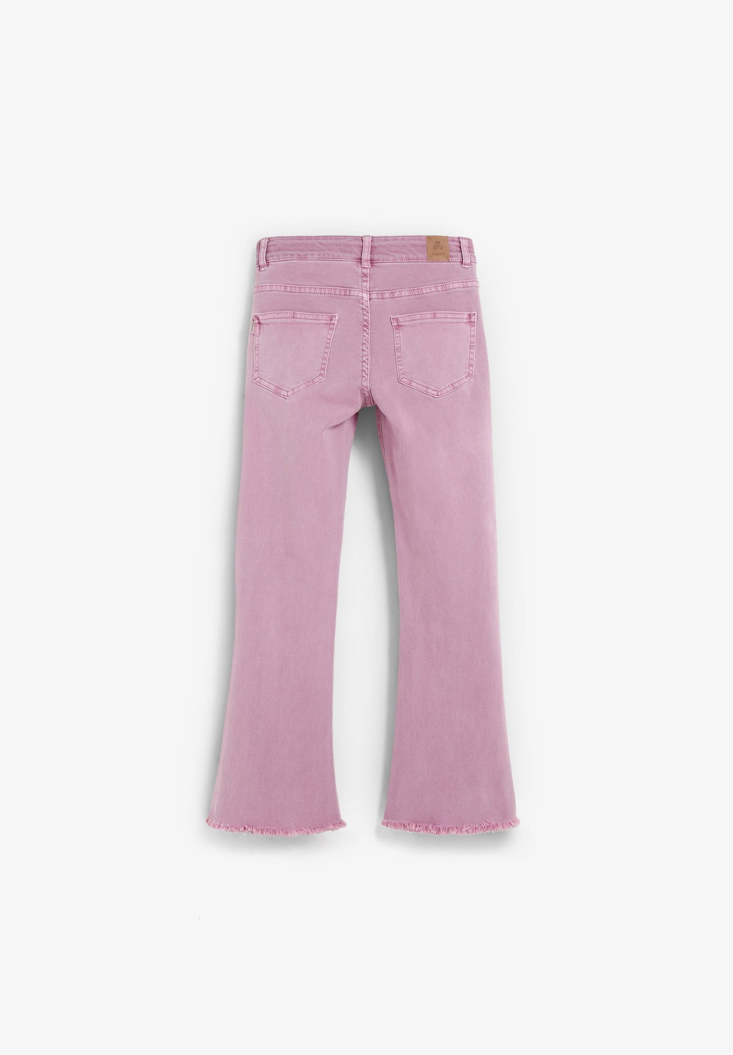 FLARED TROUSERS WITH FRINGING