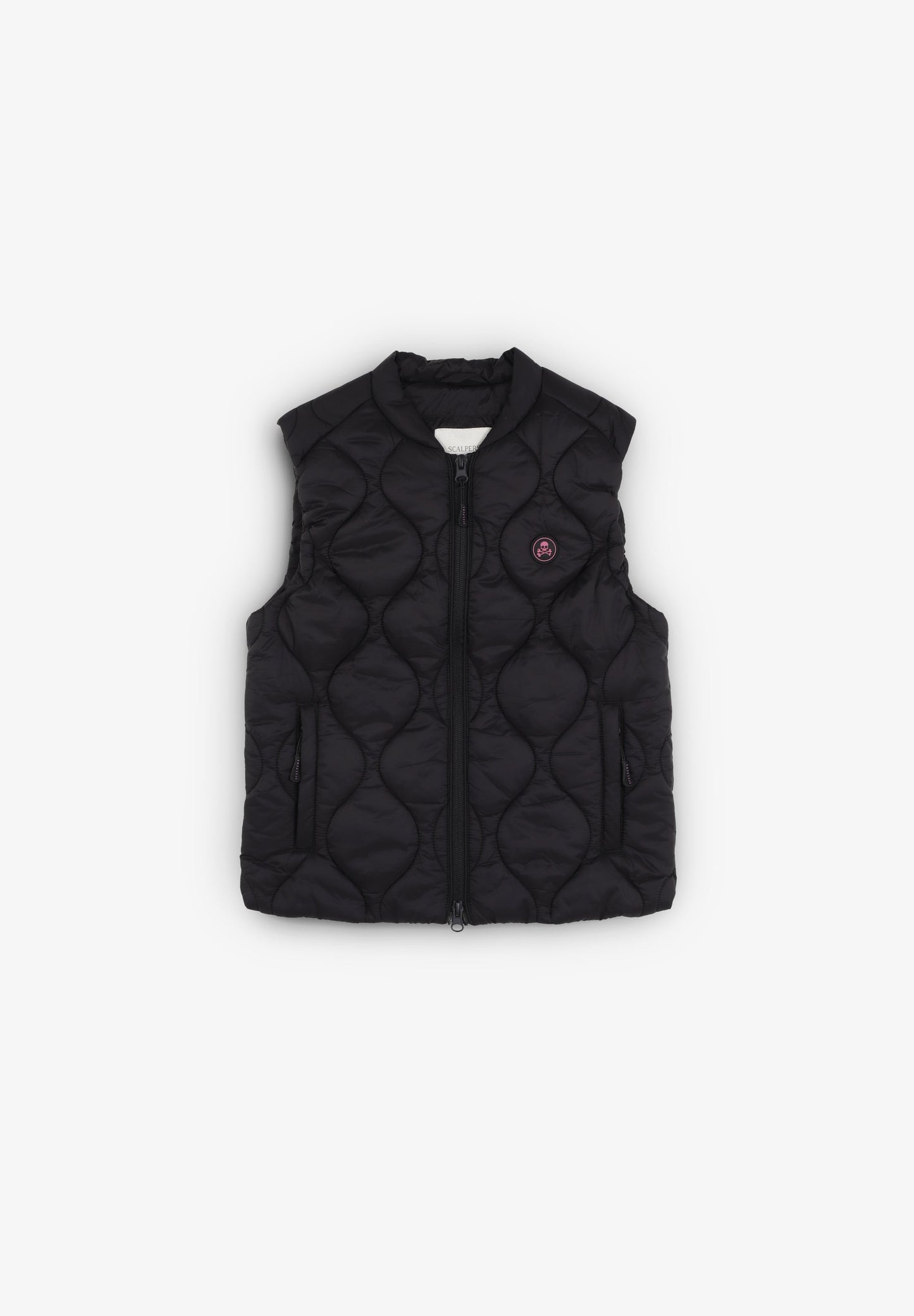 PUFFER VEST WITH SKULL