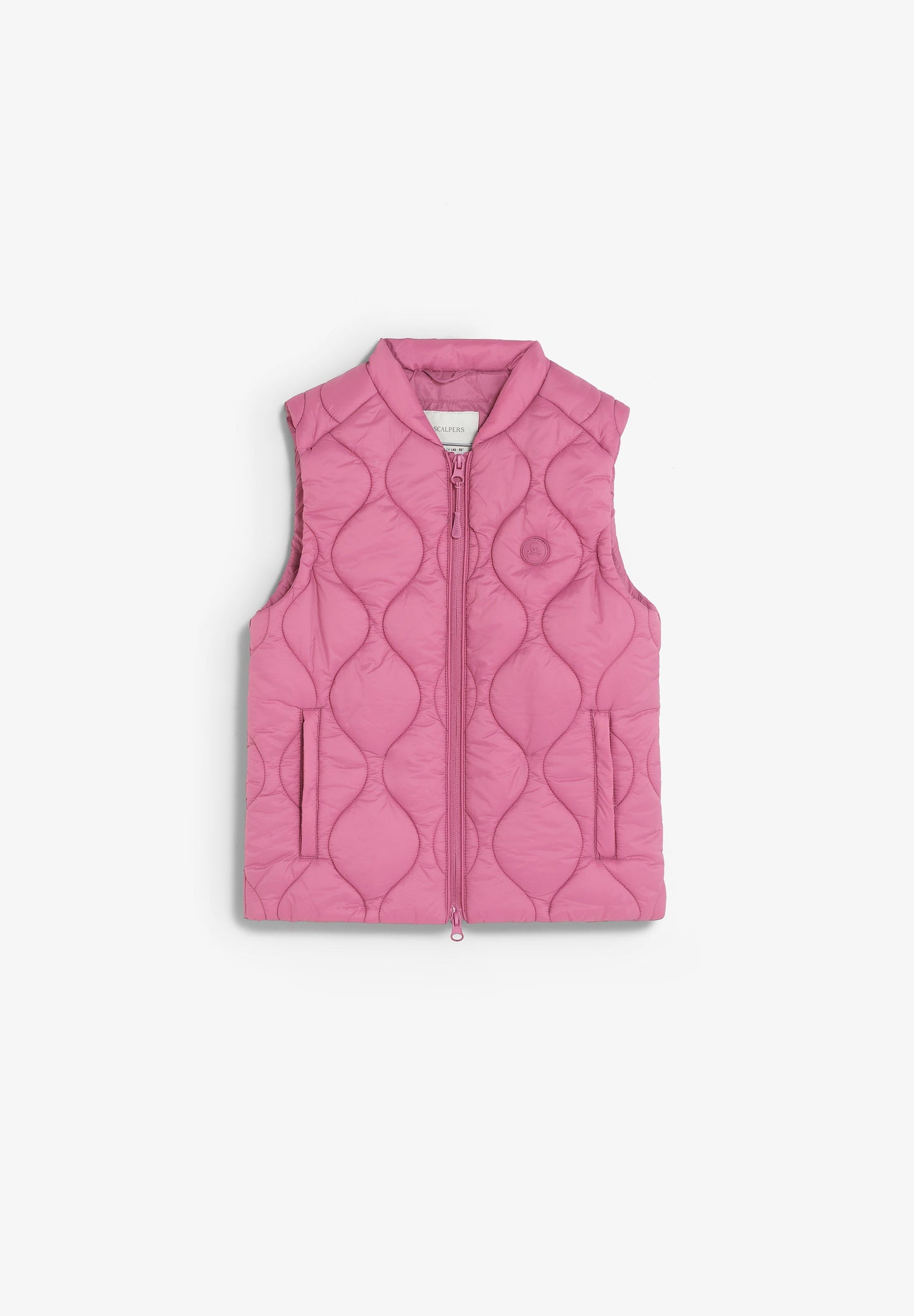 PUFFER VEST WITH SKULL