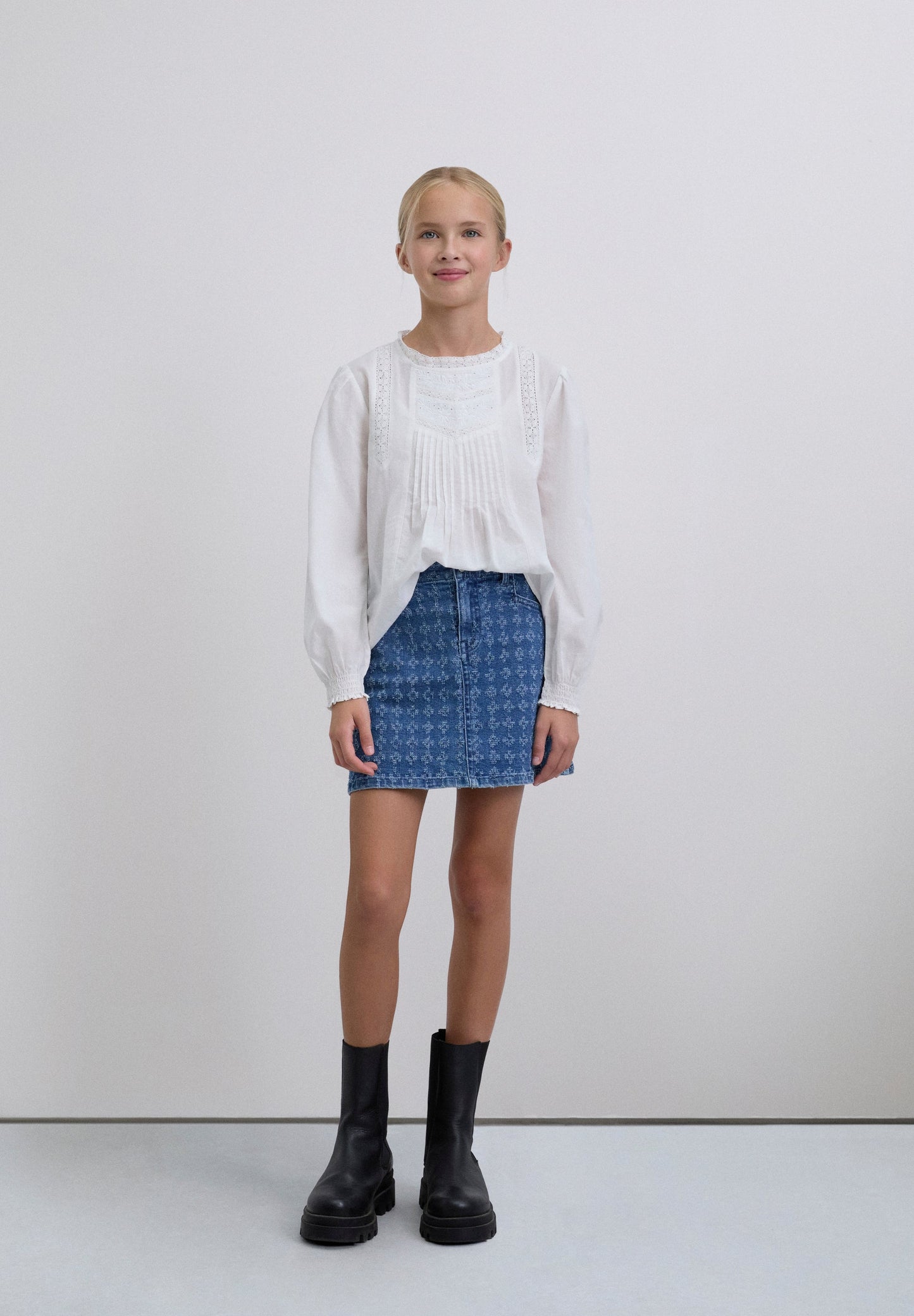SCLASER DENIM SKIRT GIRLS - Scalpers
