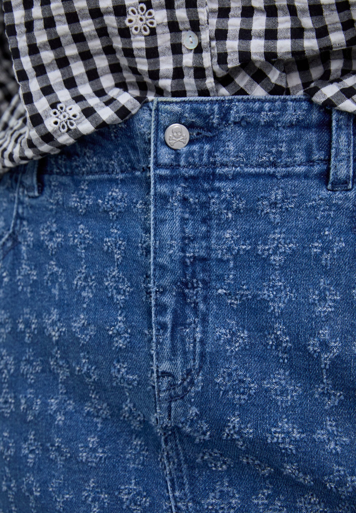 SCLASER DENIM SKIRT GIRLS