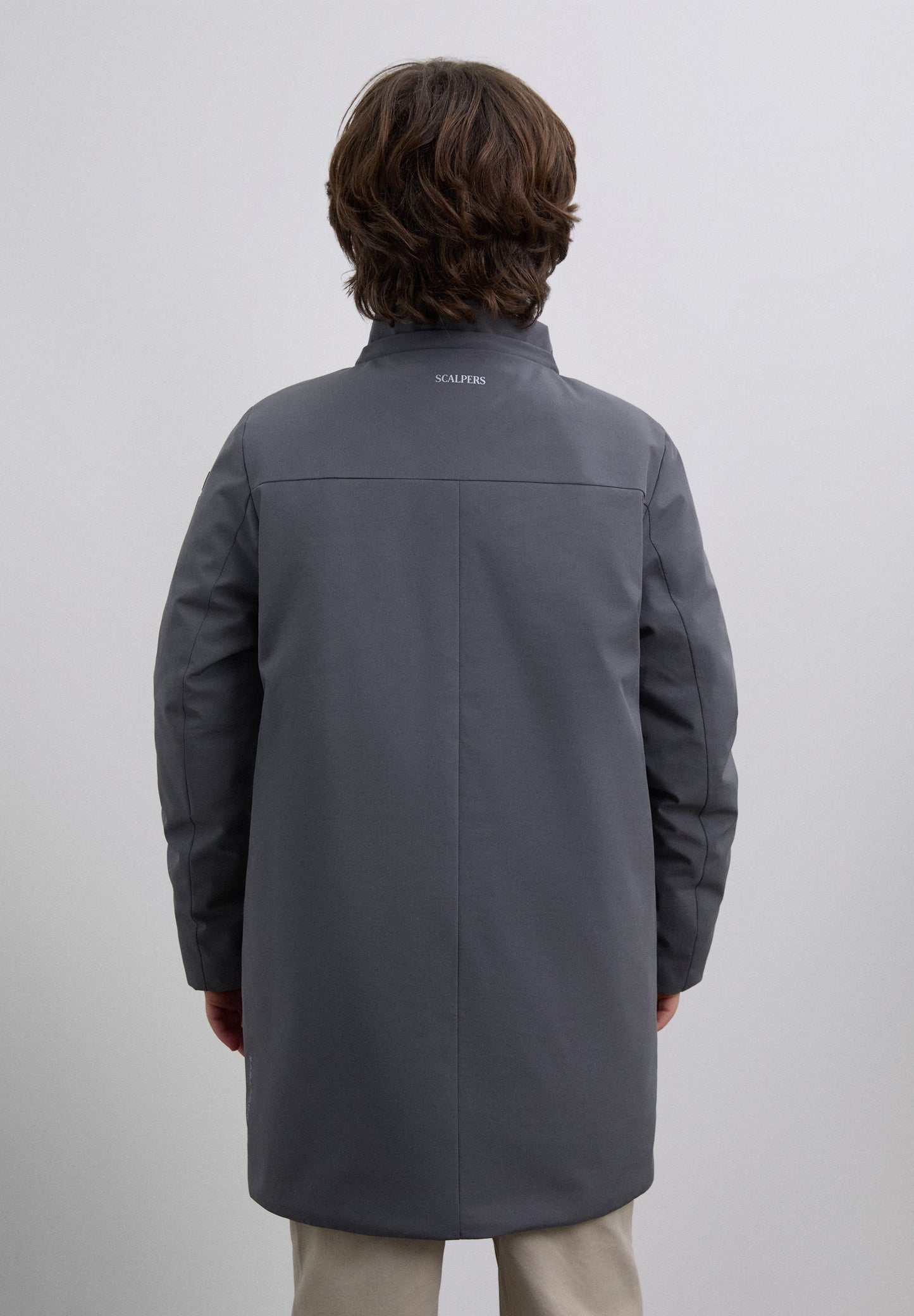 LONG PARKA WITH SIDE PATCH