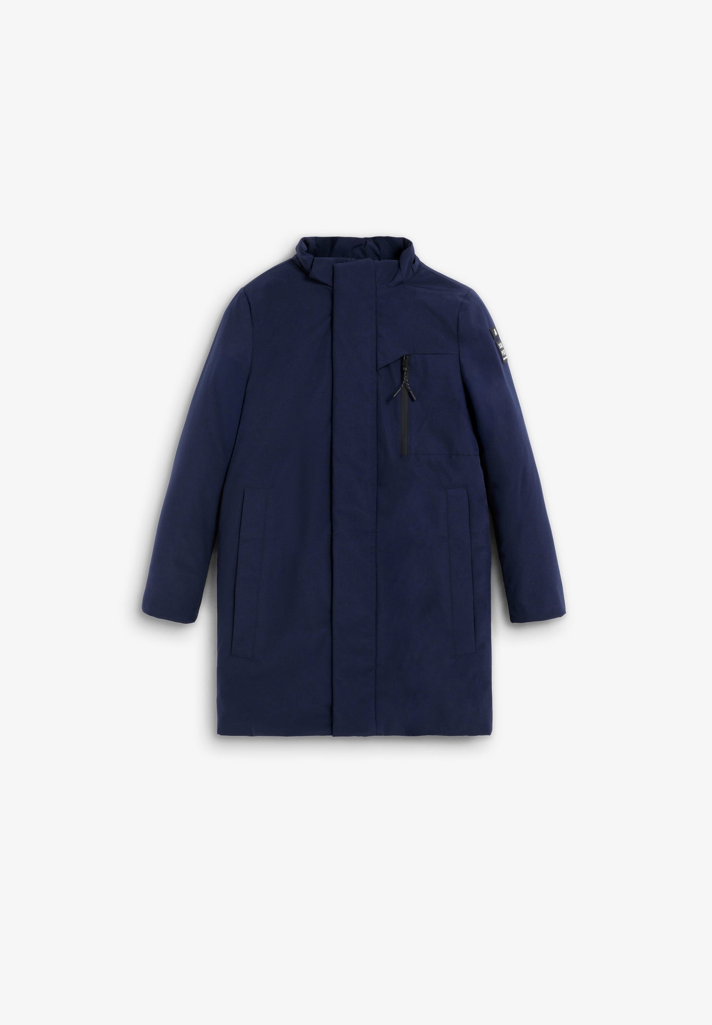 LONG PARKA WITH SIDE PATCH