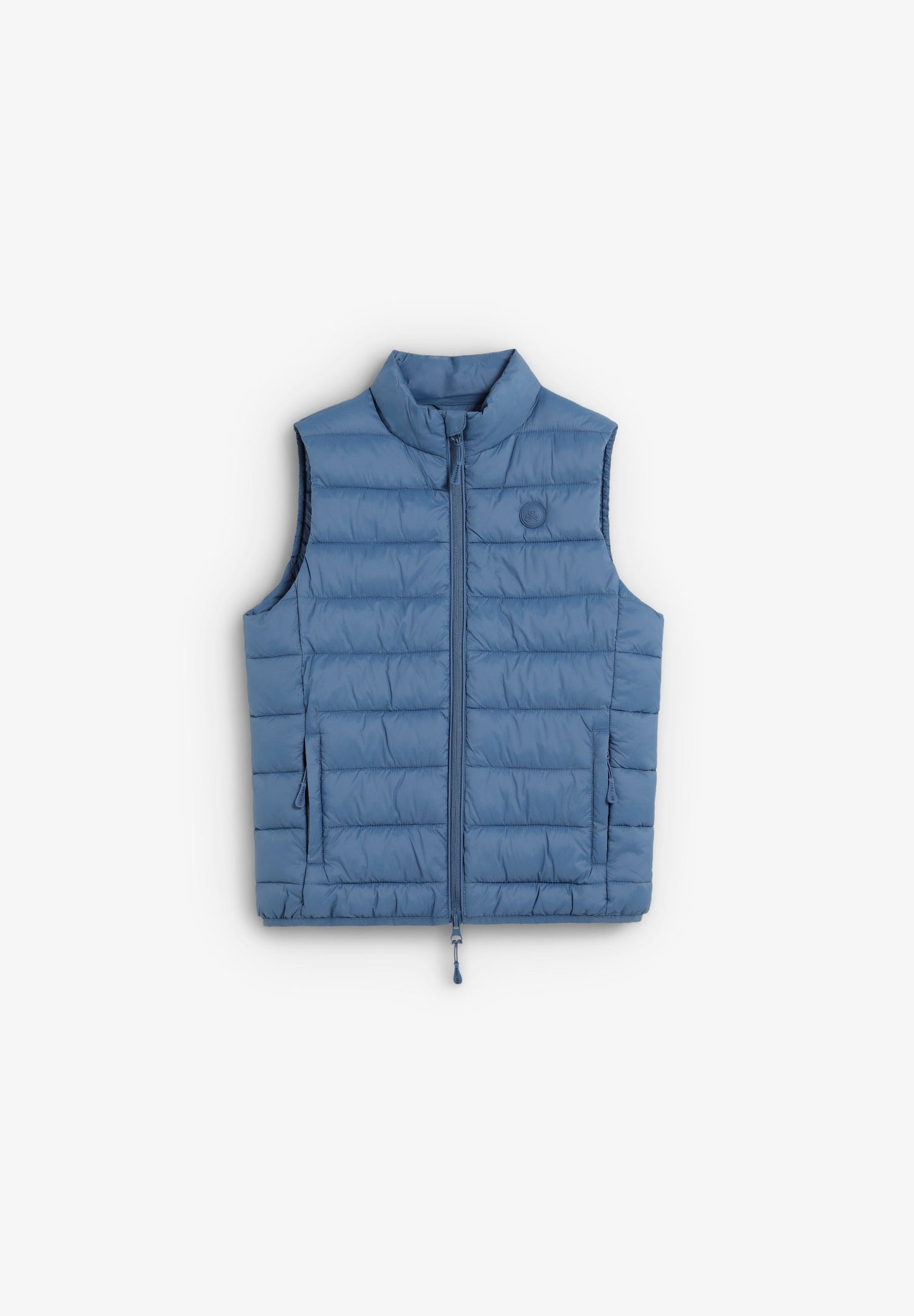 PUFFER VEST WITH SKULL