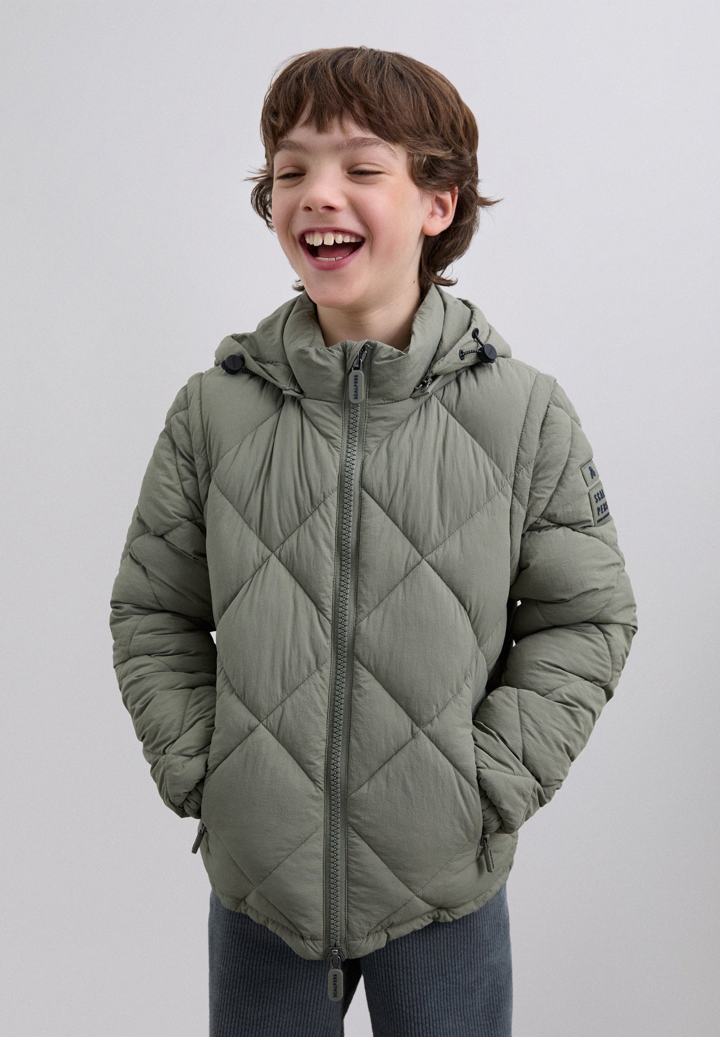 DETACHABLE QUILTED JACKET
