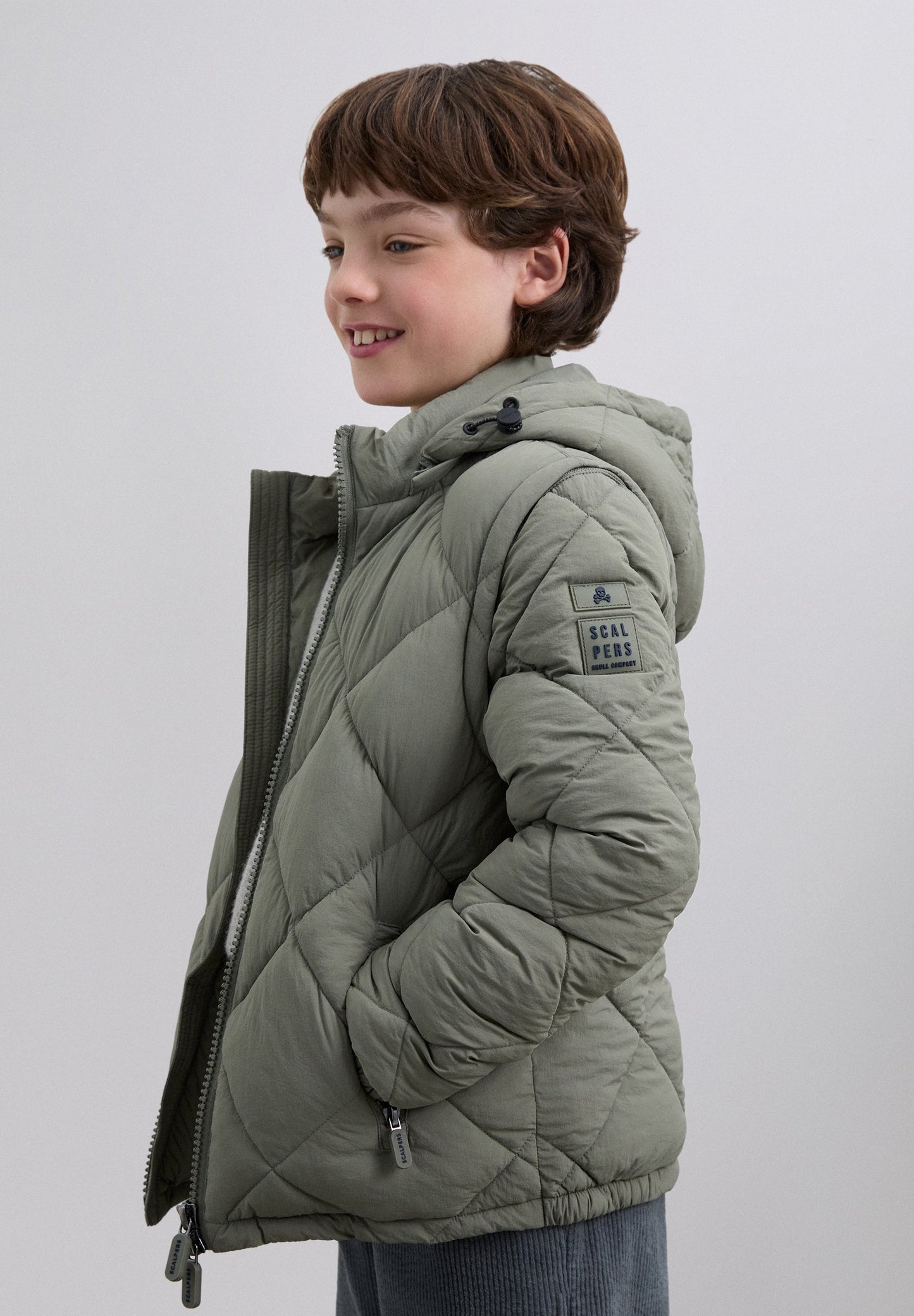 DETACHABLE QUILTED JACKET