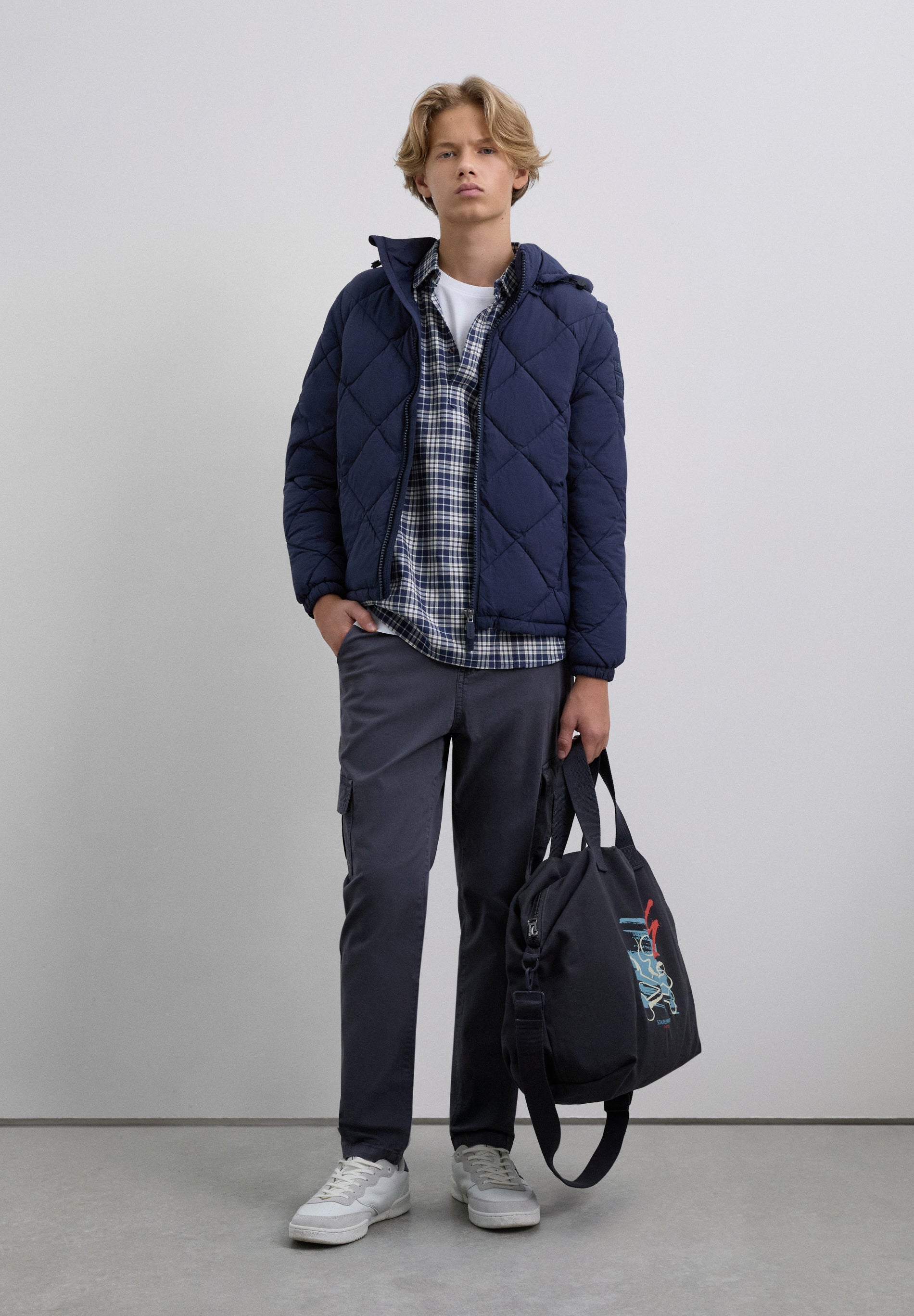 DETACHABLE QUILTED JACKET