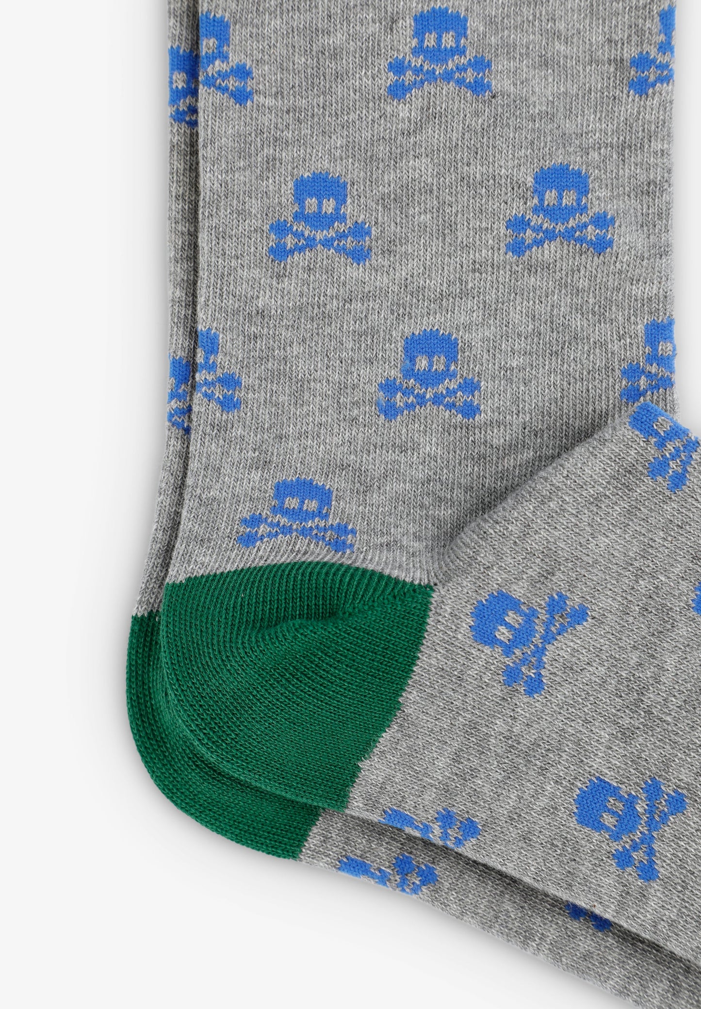 LONG SKULL PRINT SOCKS
