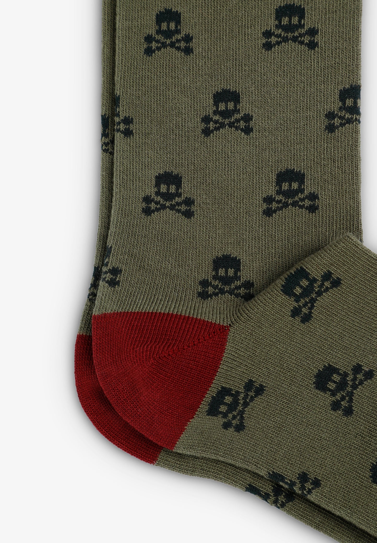 LONG SKULL PRINT SOCKS