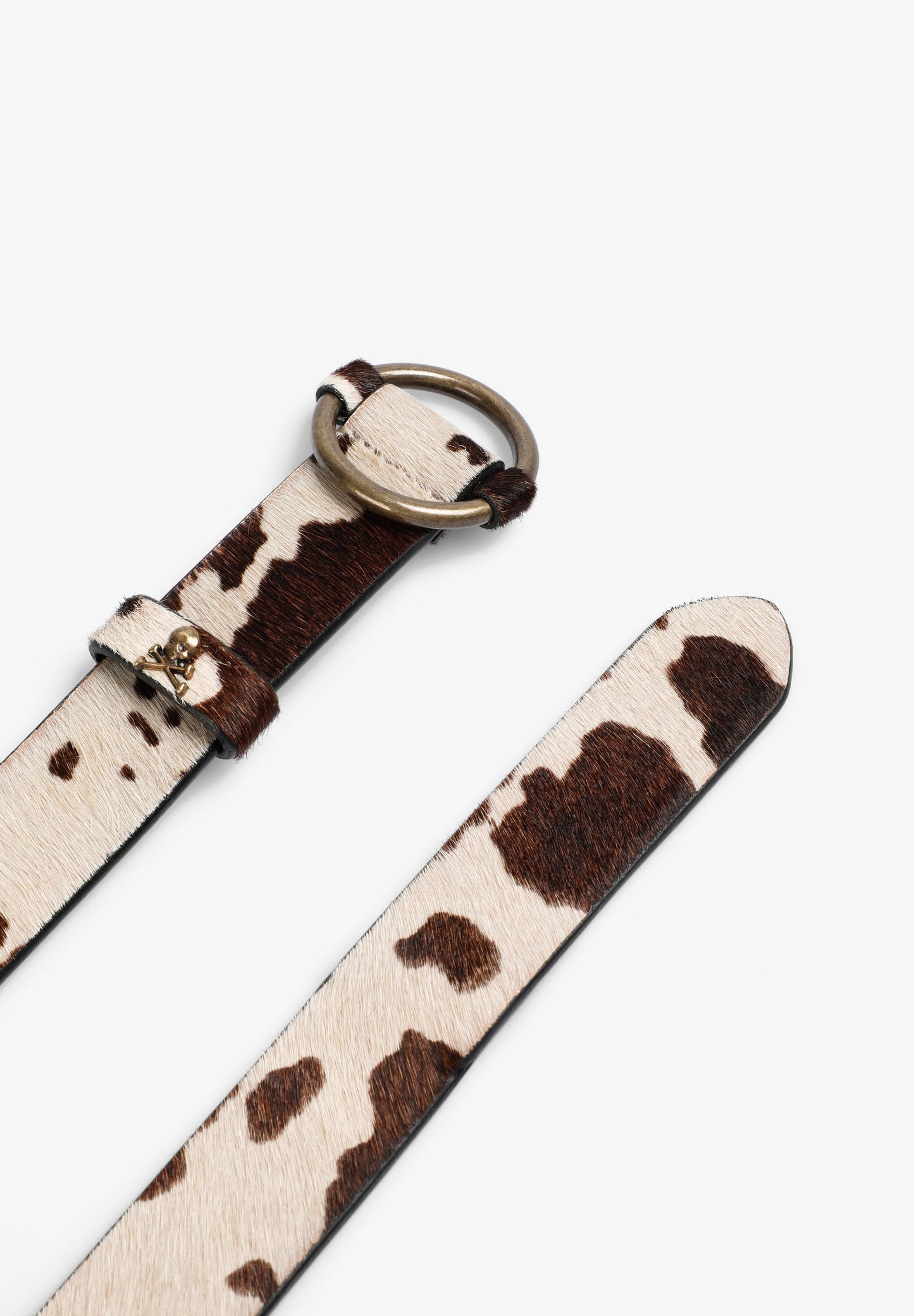 ANIMAL PRINT LEATHER BELT