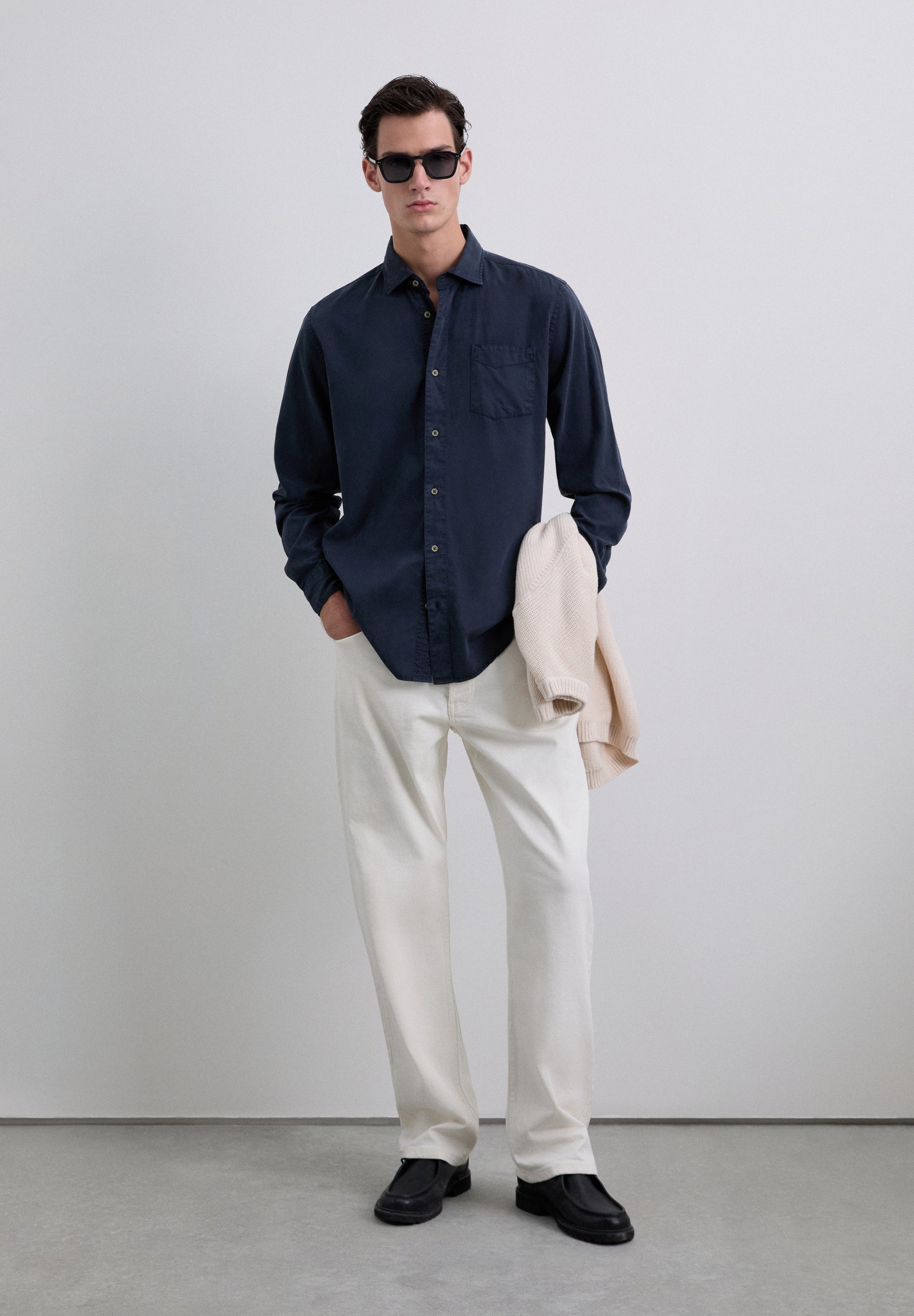 FLOWING COTTON SHIRT