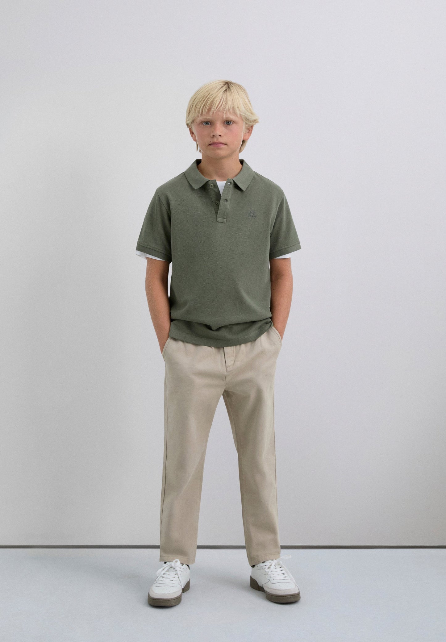 BASIC POLO SHIRT WITH SKULL