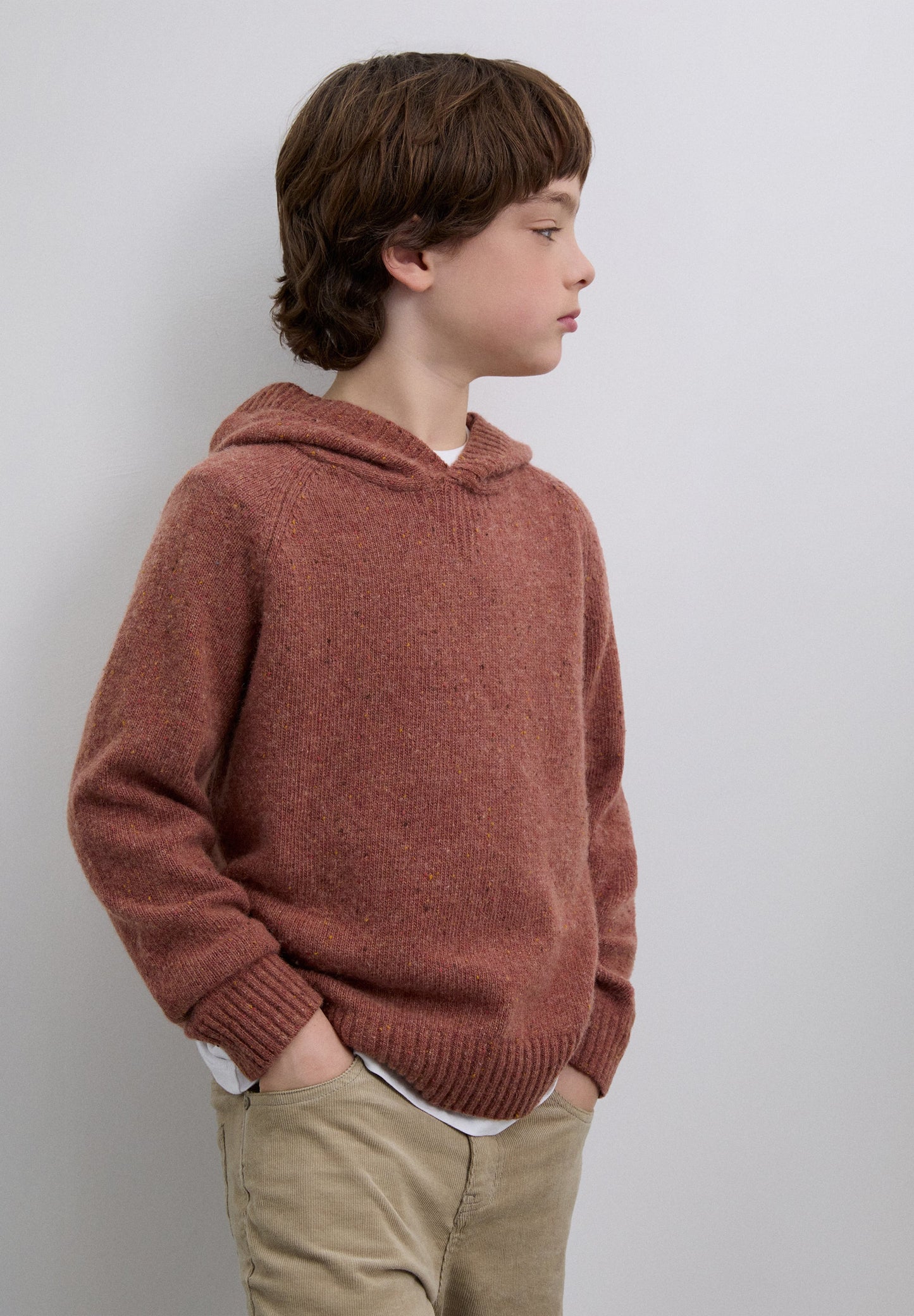 BASIC KNIT SWEATER WITH SKULL