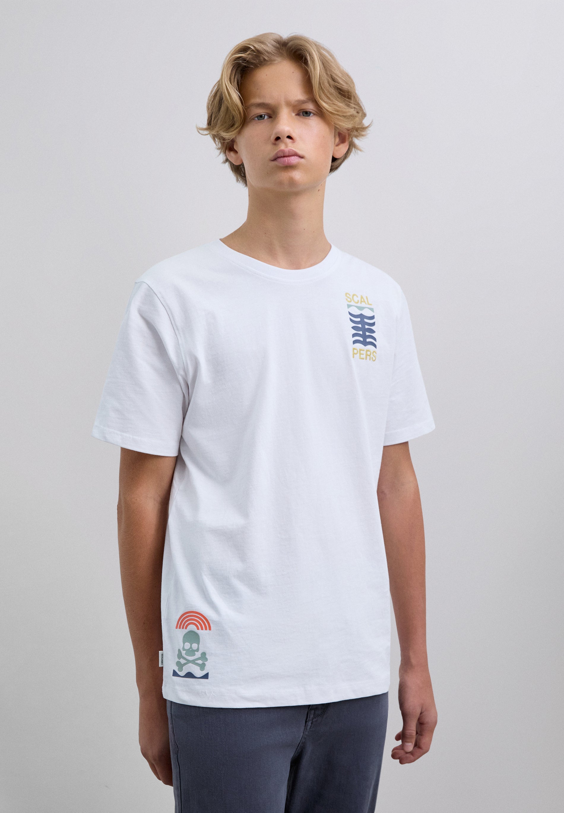 T-SHIRT WITH LOGO PRINT