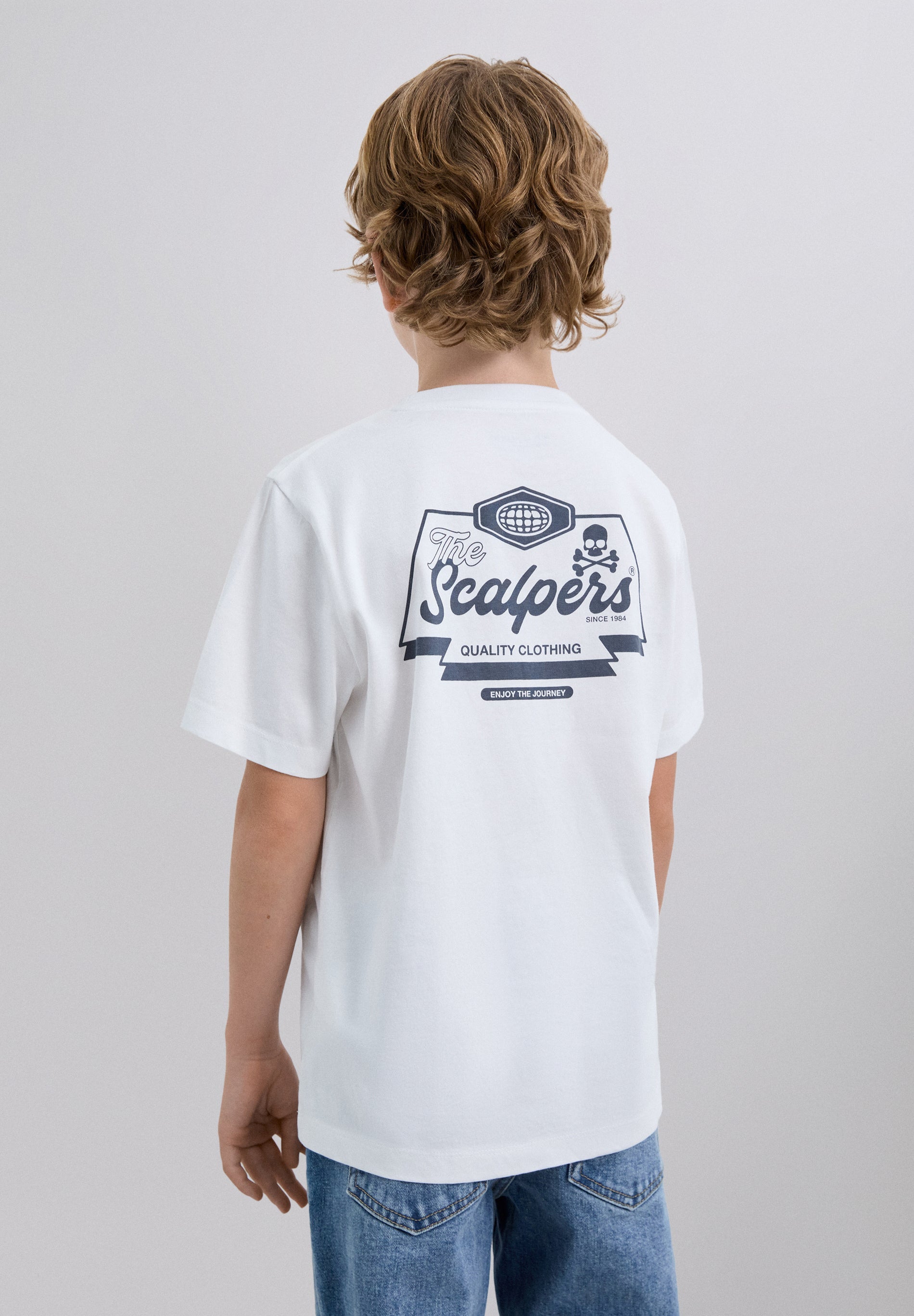 T-SHIRT WITH LOGO PRINT