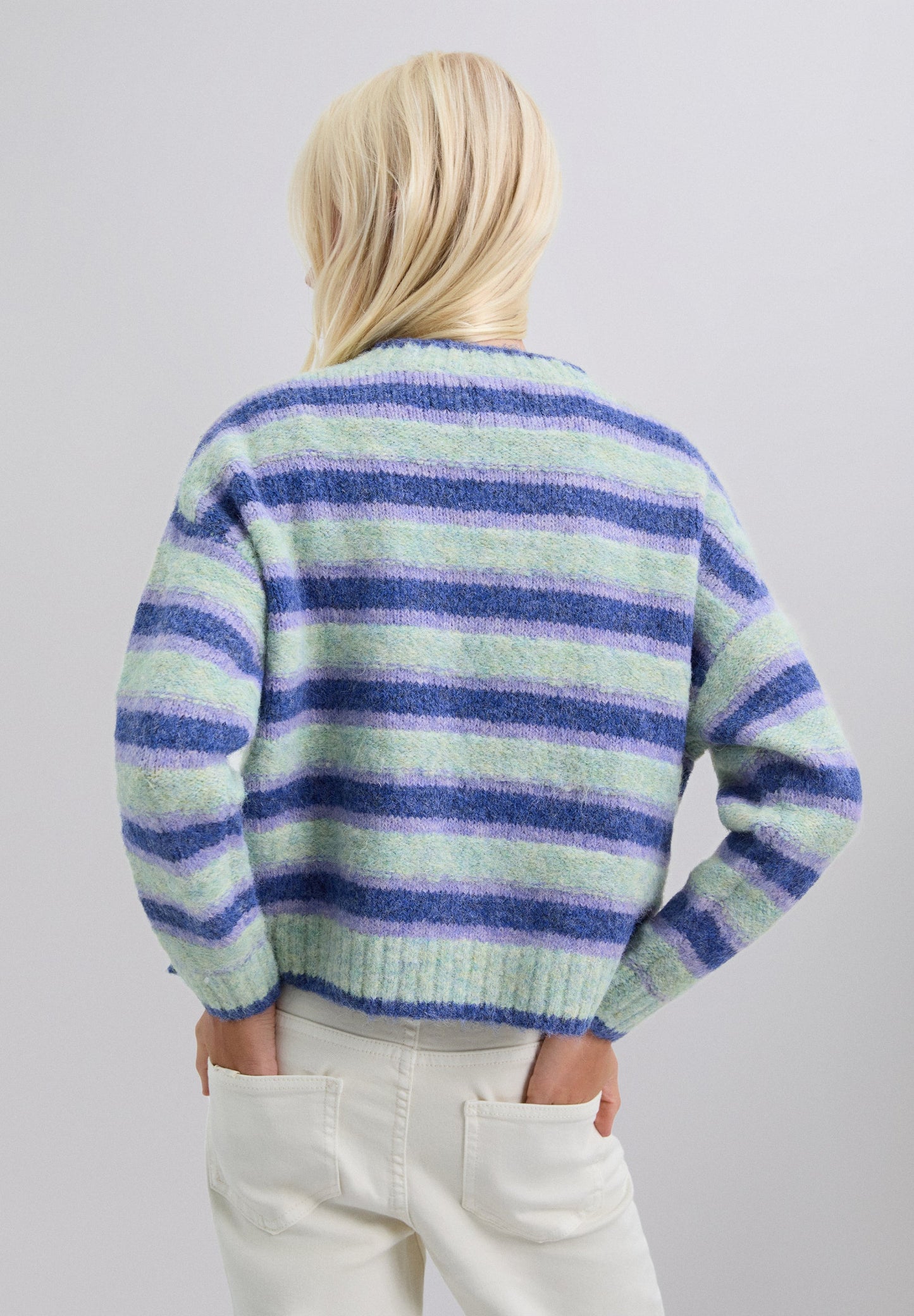 STRIPED KNIT SWEATER