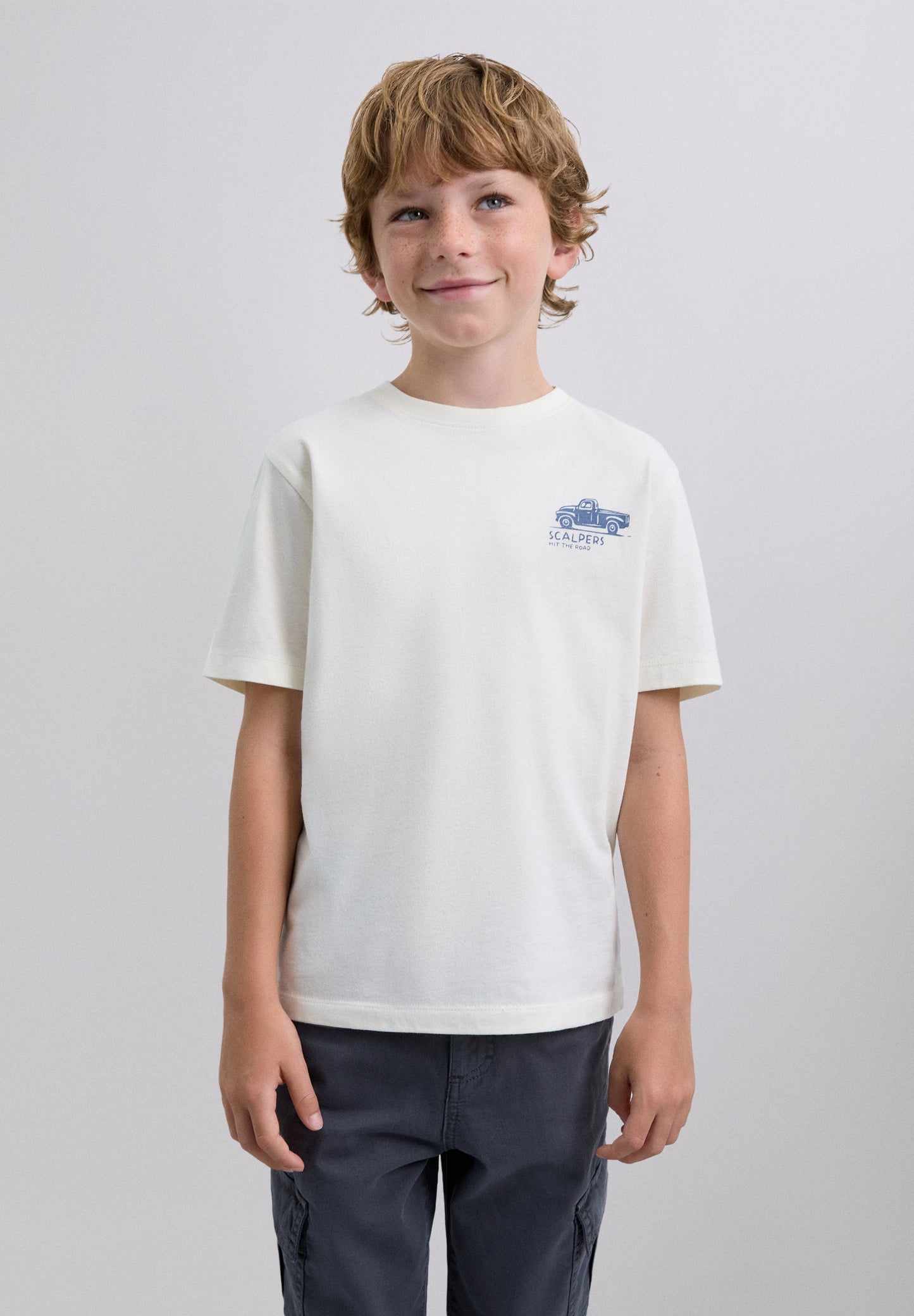 T-SHIRT WITH LOGO PRINT