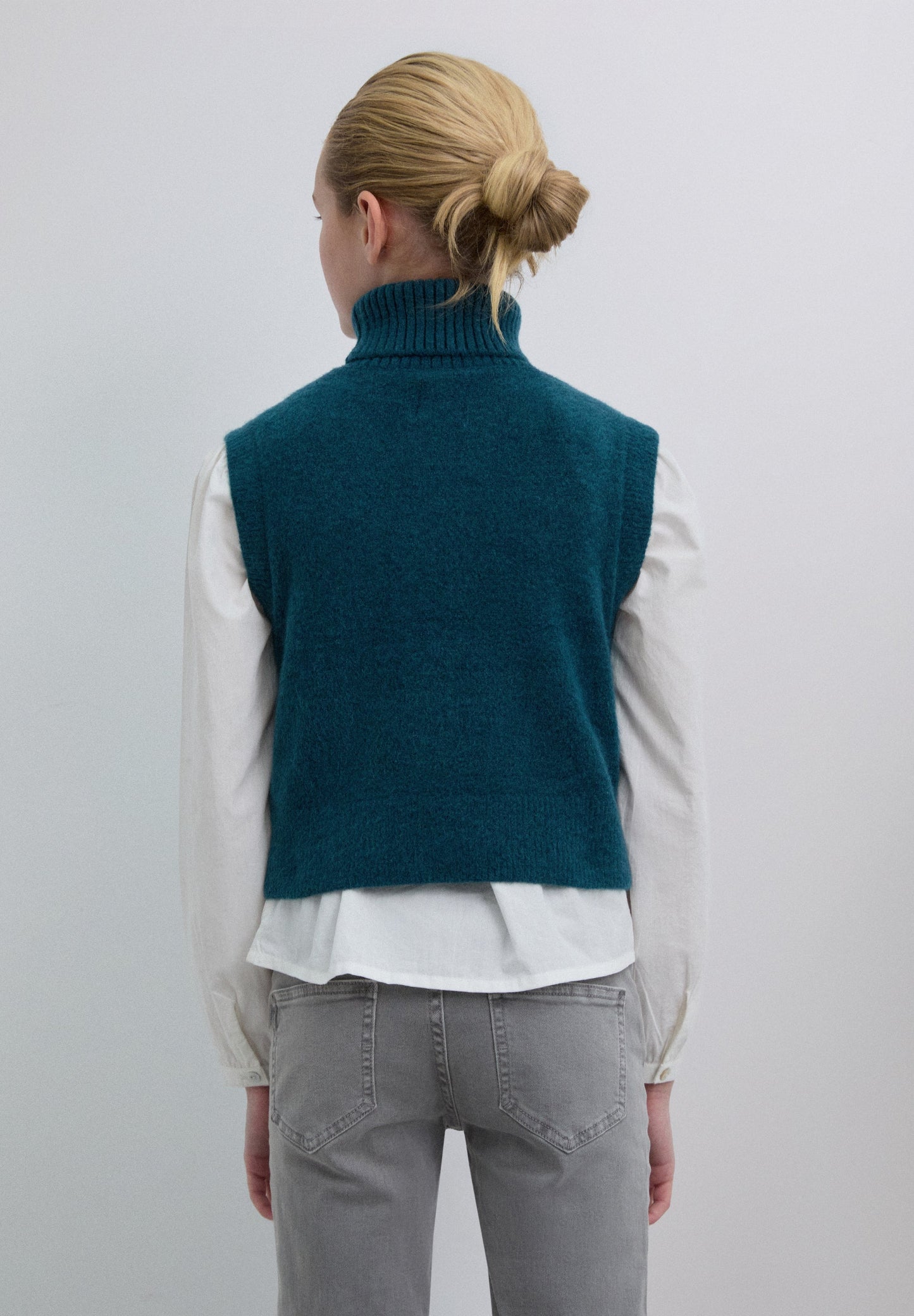 TRICOT GILET KRAAG