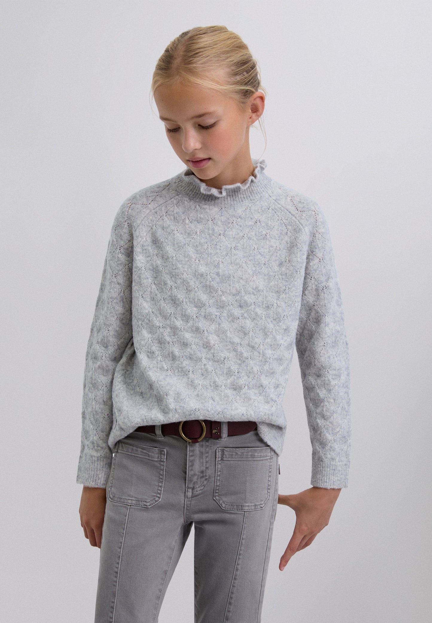 MERINO WOOL HIGH NECK SWEATER
