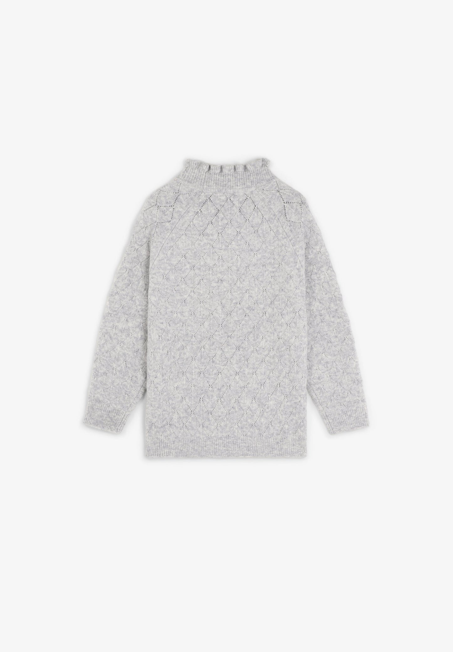 MERINO WOOL HIGH NECK SWEATER