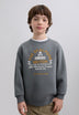 SWEATSHIRT WITH LOGO PRINT