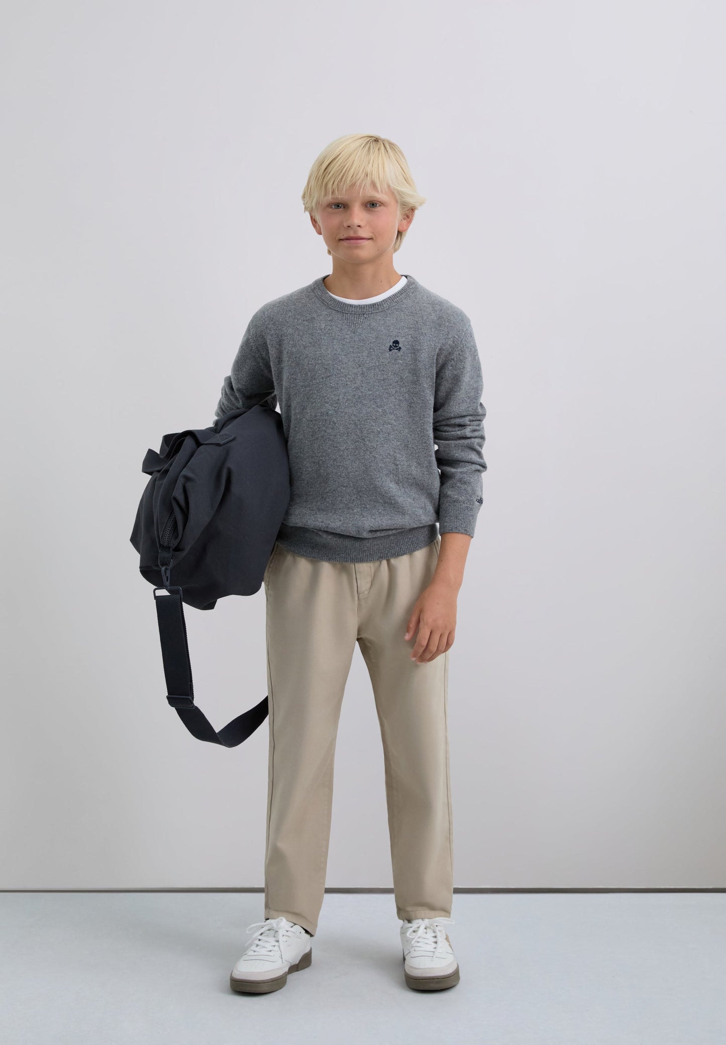 WOOL SWEATER WITH SKULL