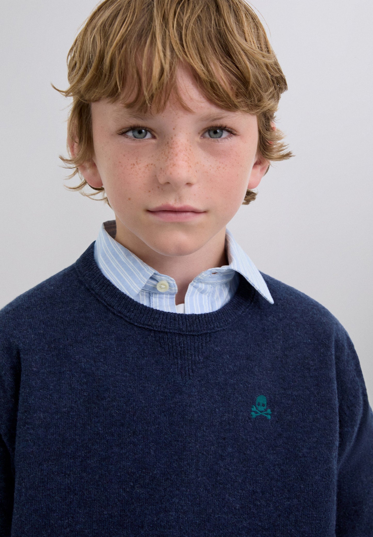 WOOL SWEATER WITH SKULL