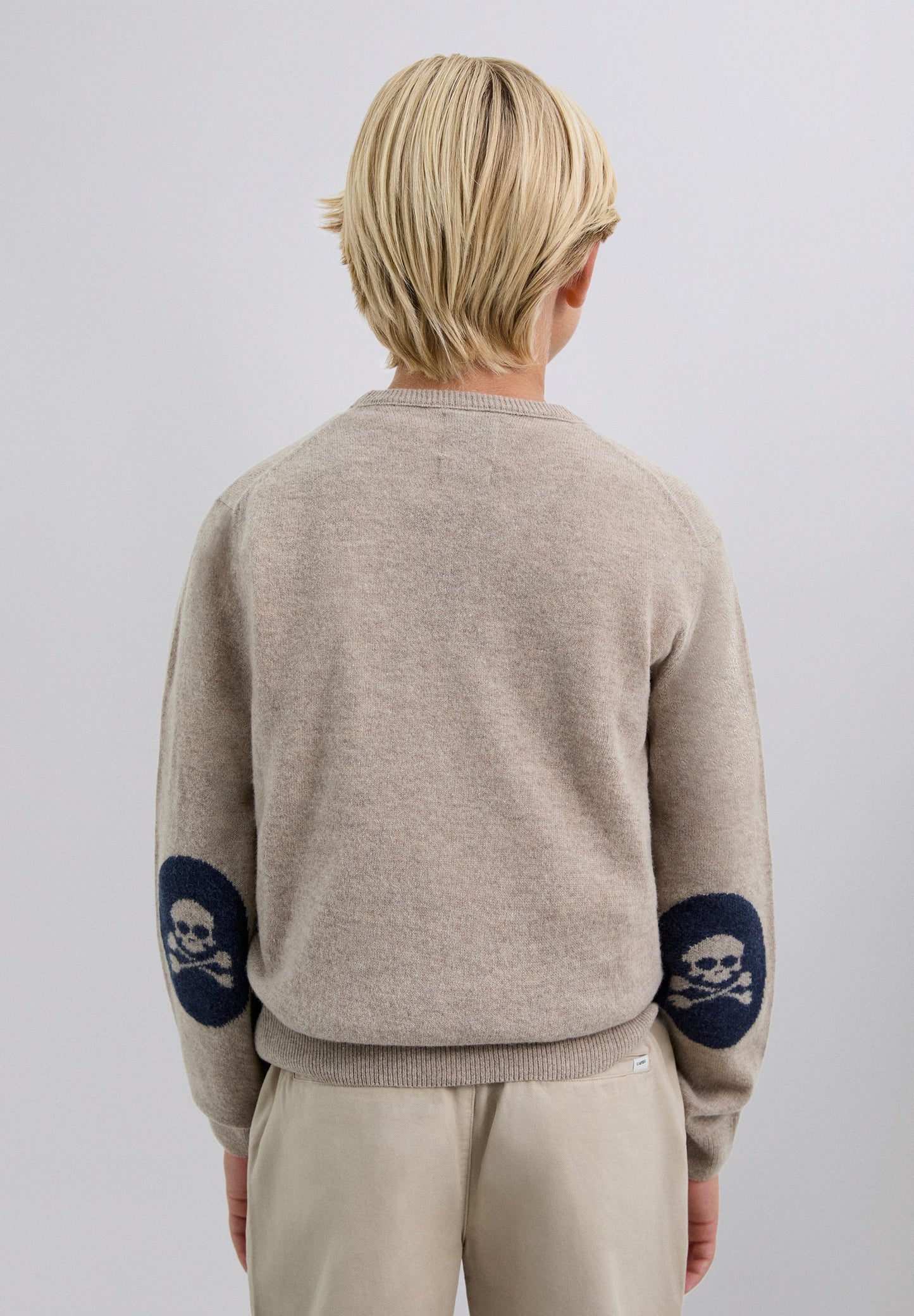 WOOL SWEATER WITH SKULL