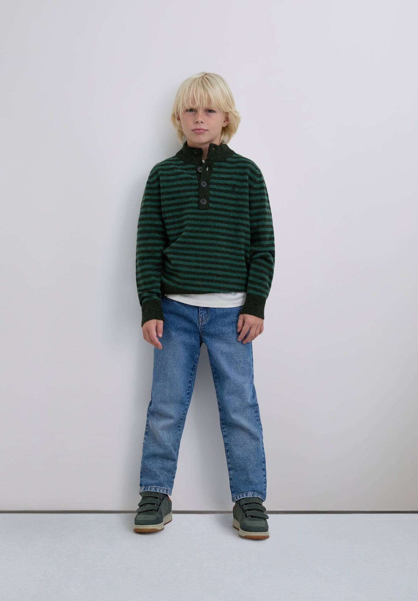SCSTRIPES BUTTON TRICOT KIDS
