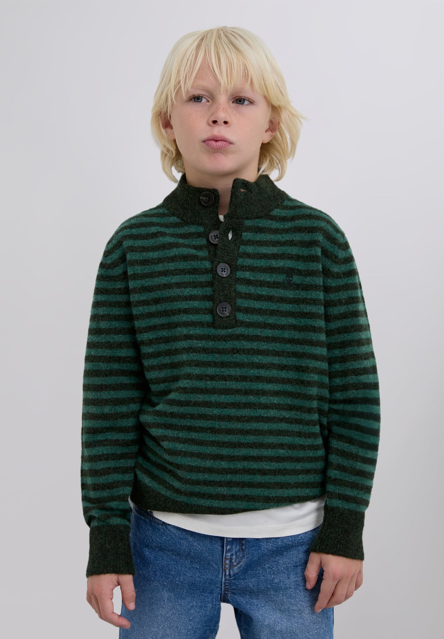 SCSTRIPES BUTTON TRICOT KIDS