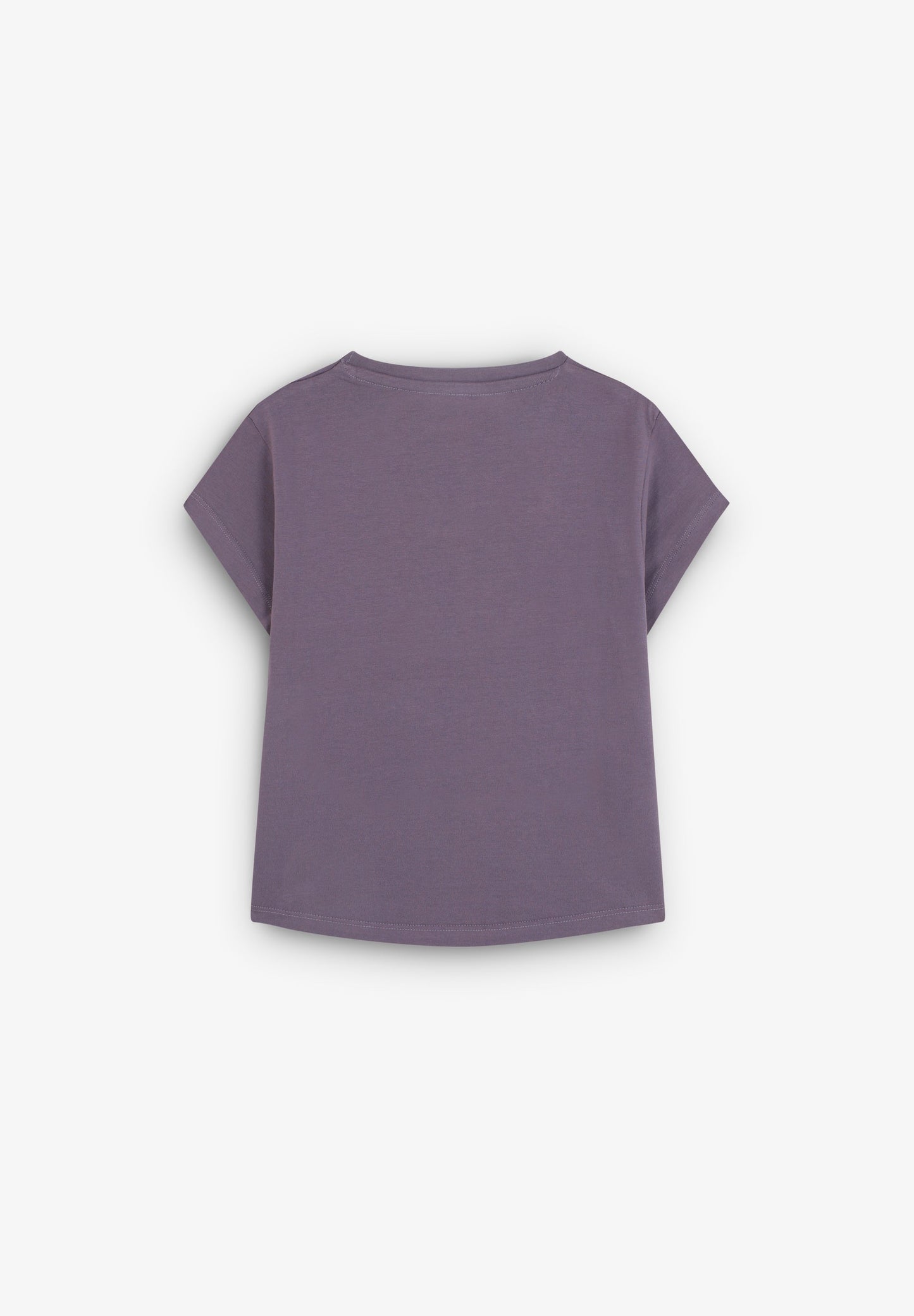 T-SHIRT WITH RHINESTONE SKULL