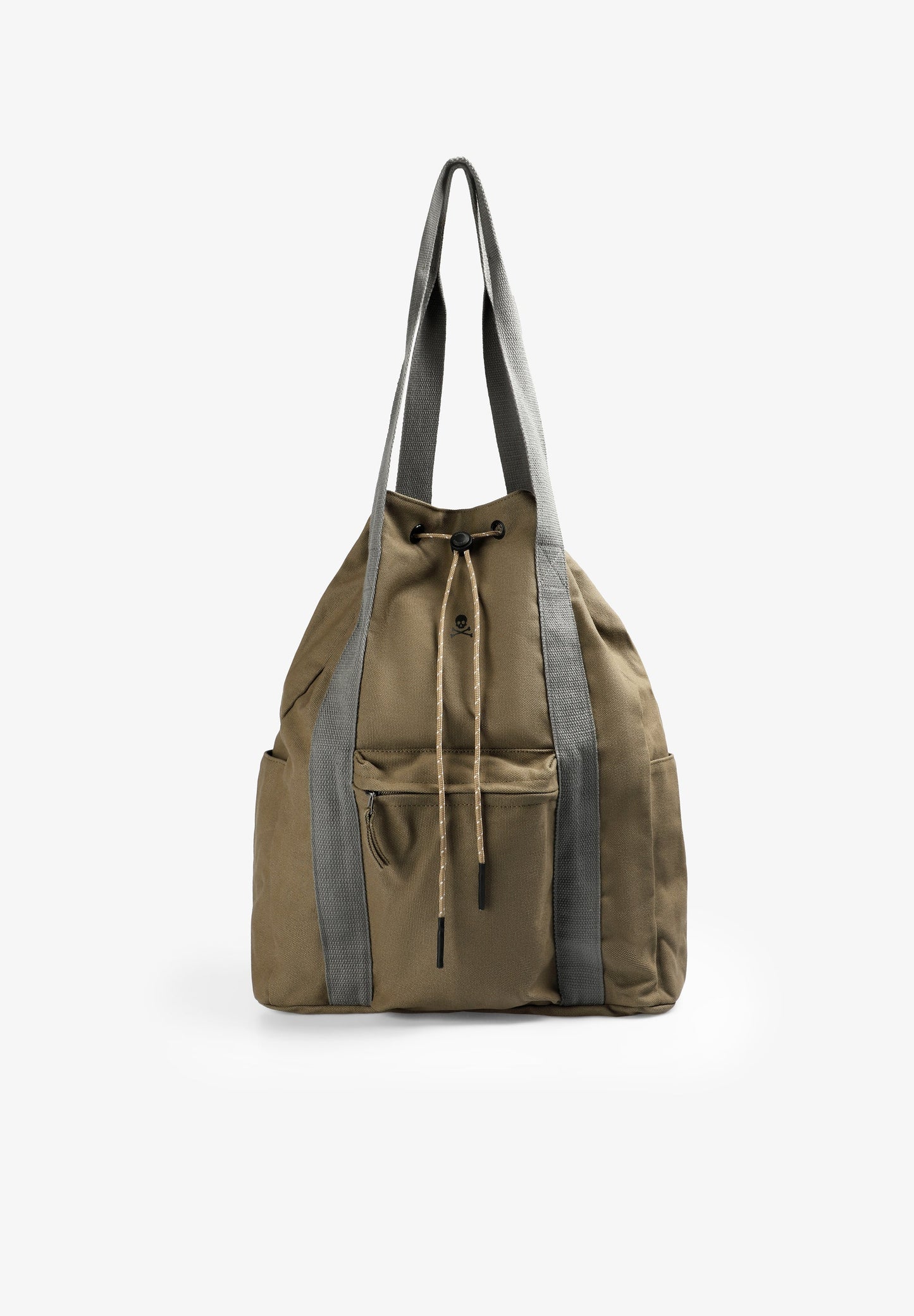 DOUBLE STRAP BAG WITH LOGO