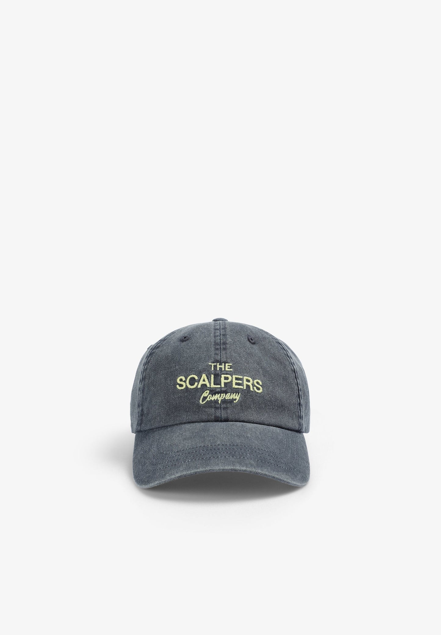 FADED-EFFECT EMBROIDERED CAP