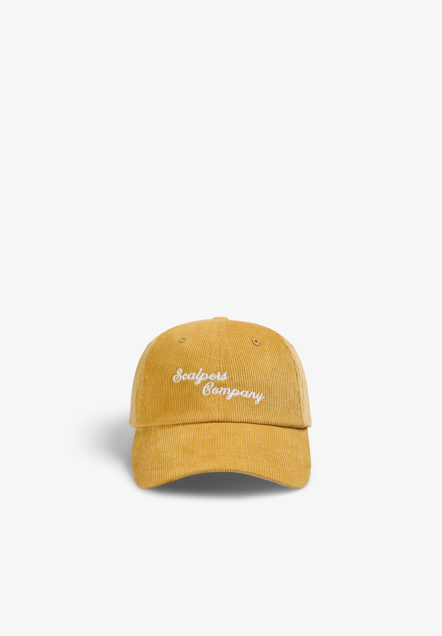 CORDUROY CAP WITH CONTRAST EMBROIDERY