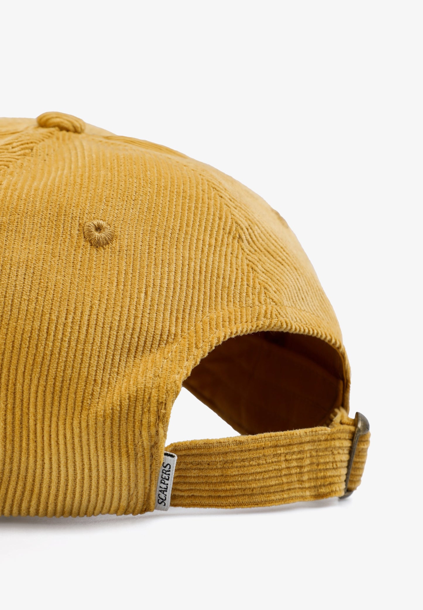 CORDUROY CAP WITH CONTRAST EMBROIDERY